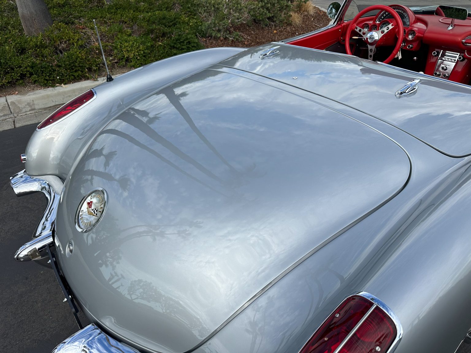 BaT 1960 Silver Corvette Convertible 8855