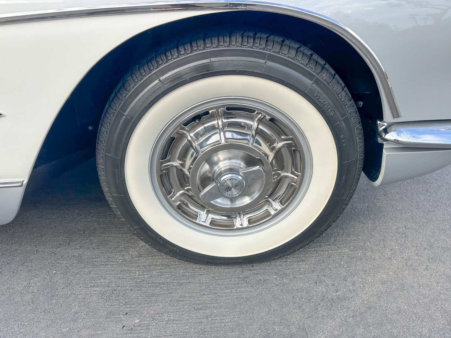 BaT 1960 Silver Corvette Convertible 8857