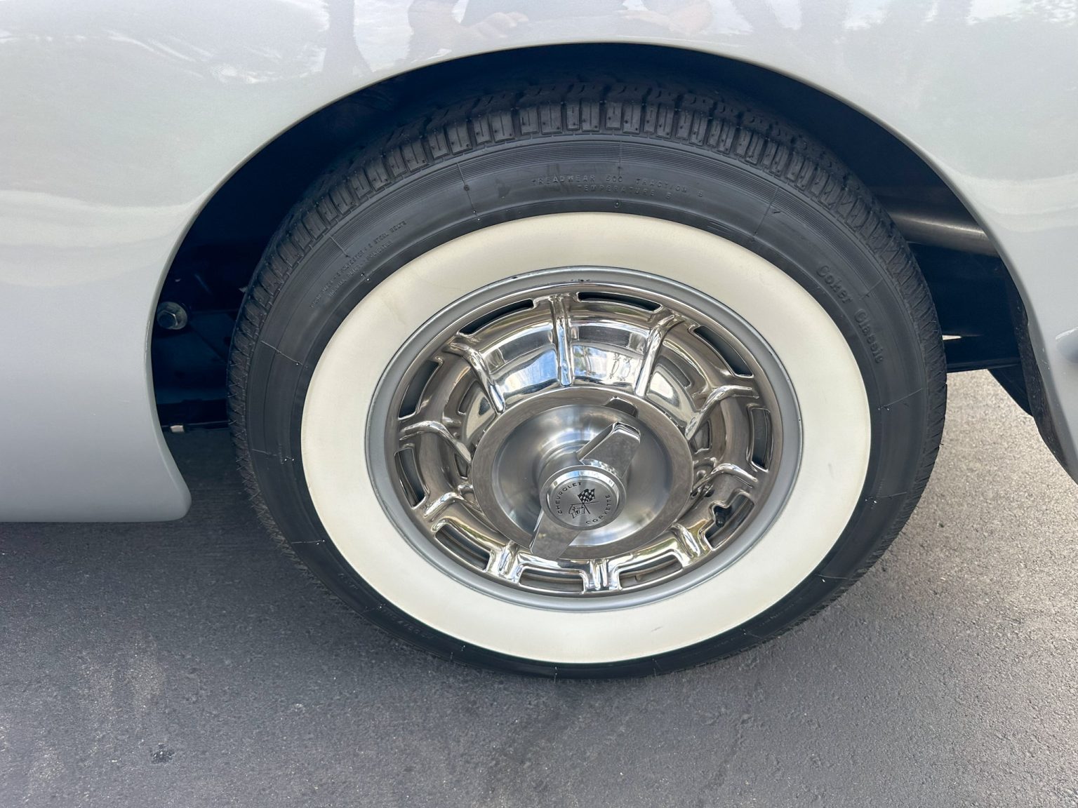 BaT 1960 Silver Corvette Convertible 8859