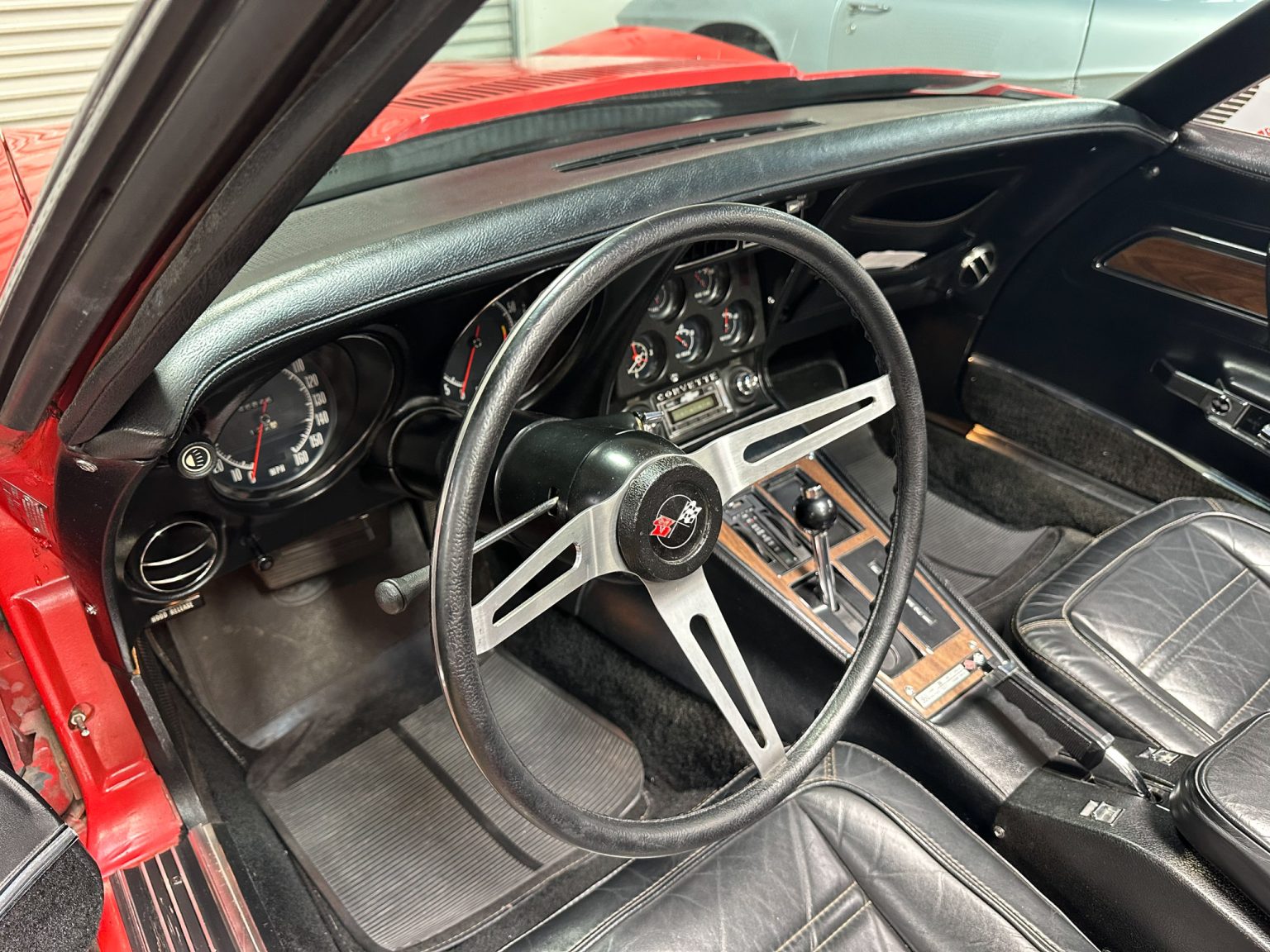 BaT 1973 Red Corvette Convertible 7404