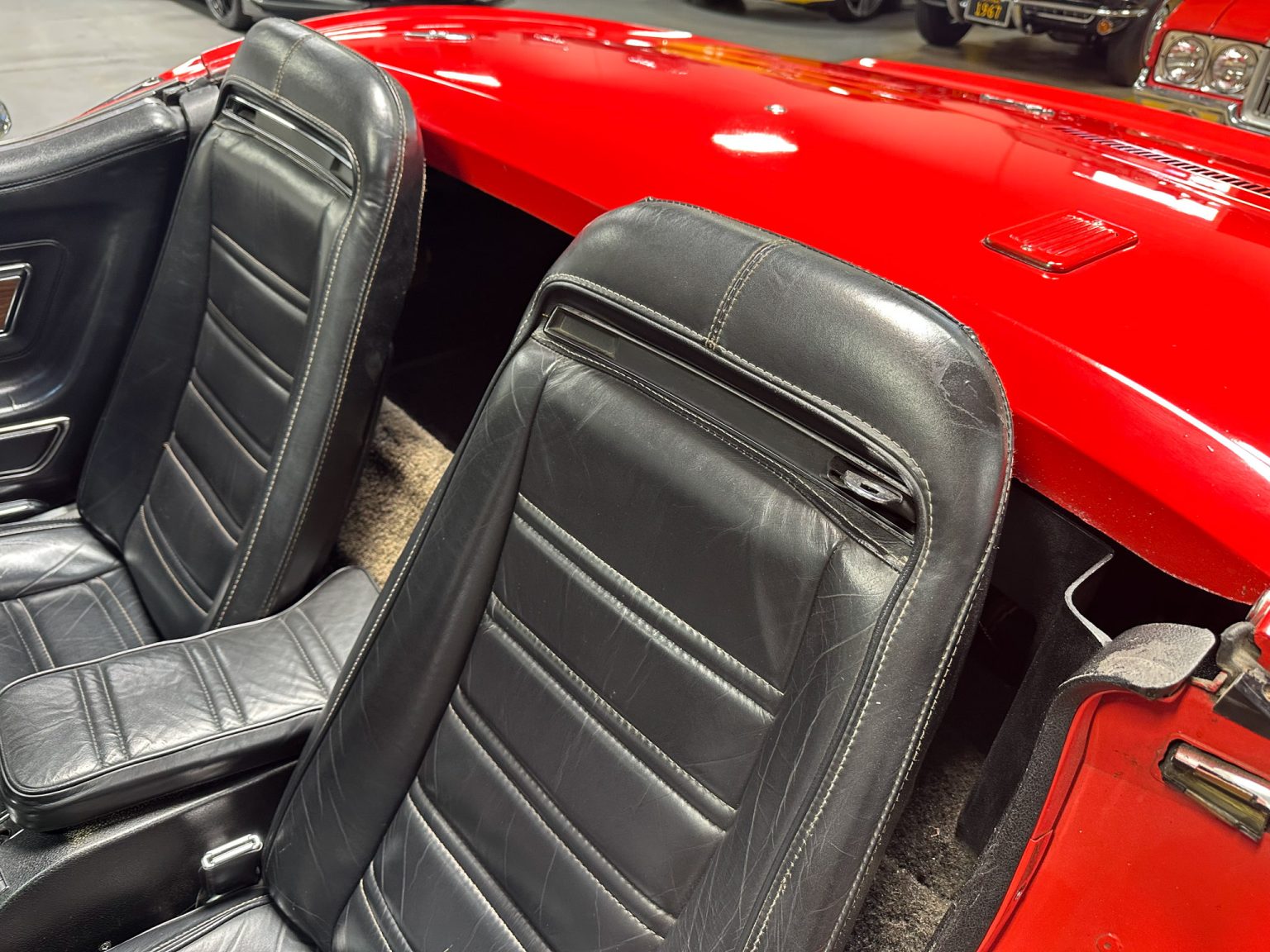 BaT 1973 Red Corvette Convertible 7405