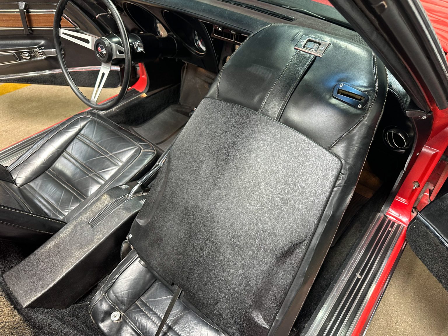 BaT 1973 Red Corvette Convertible 7419