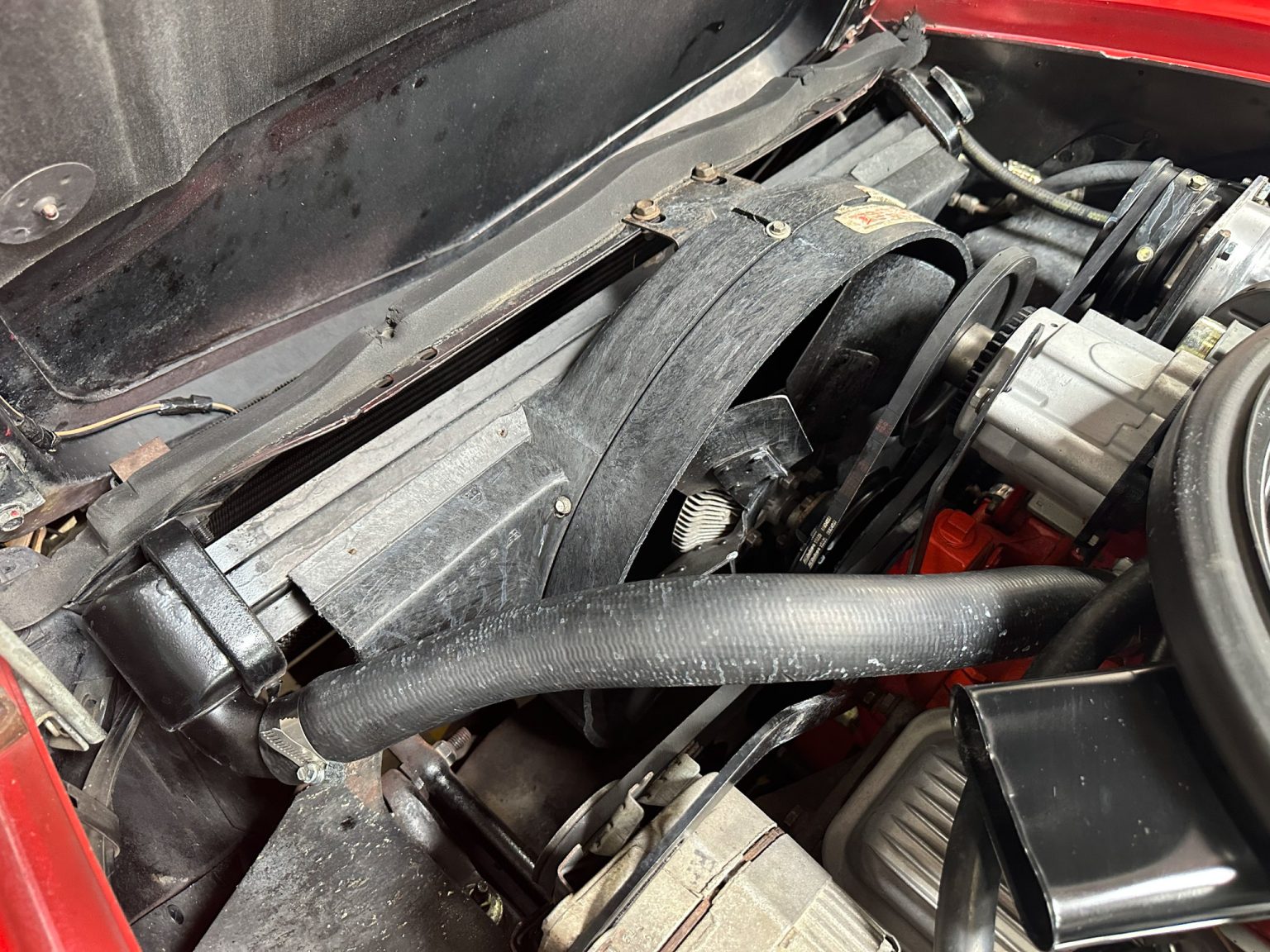 BaT 1973 Red Corvette Convertible 7423