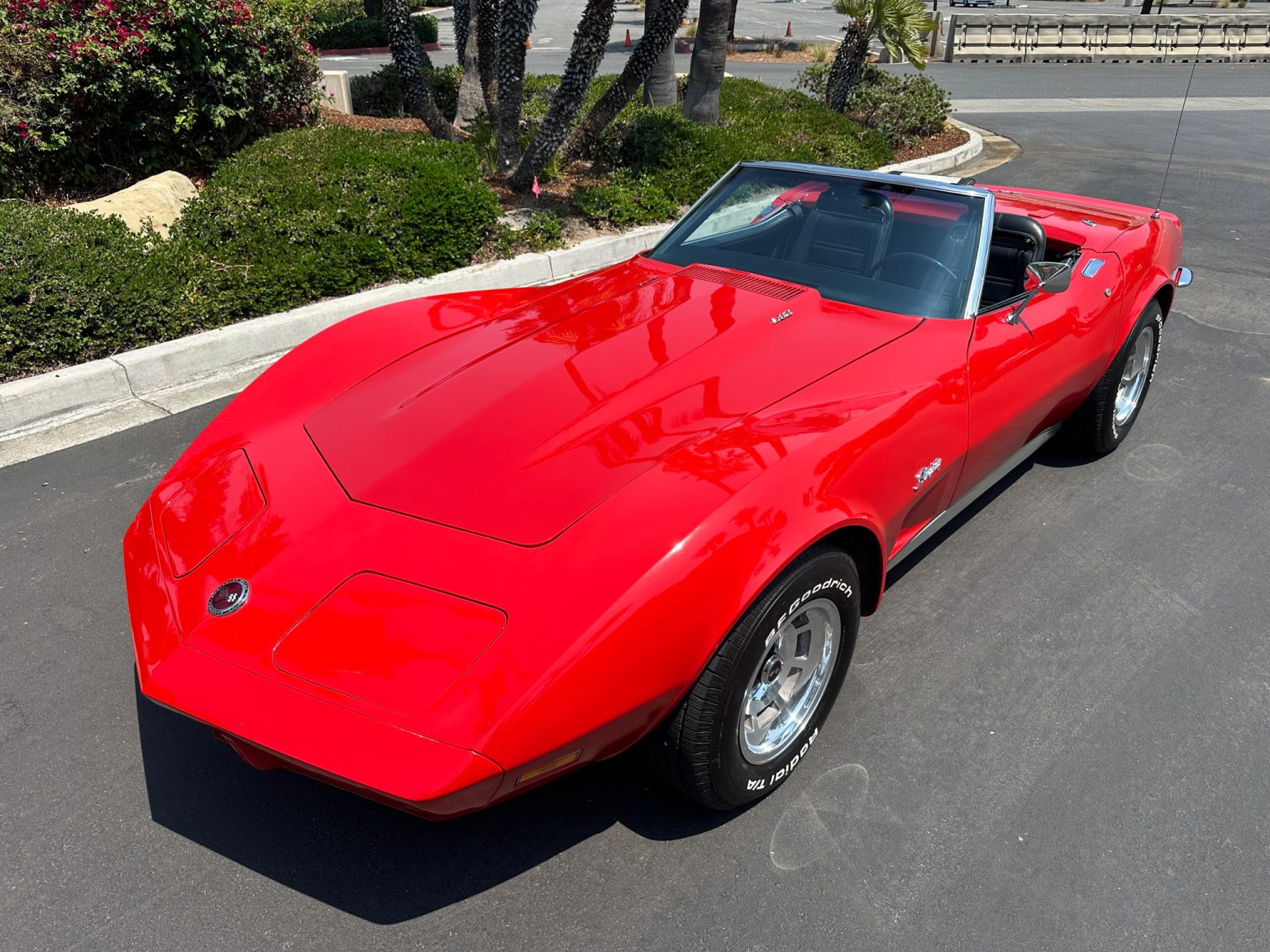 BaT 1973 Red Corvette Convertible 7440