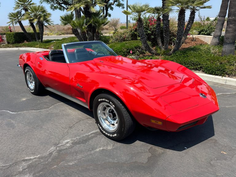 1973 Mille Miglia Red Corvette L82 Convertible