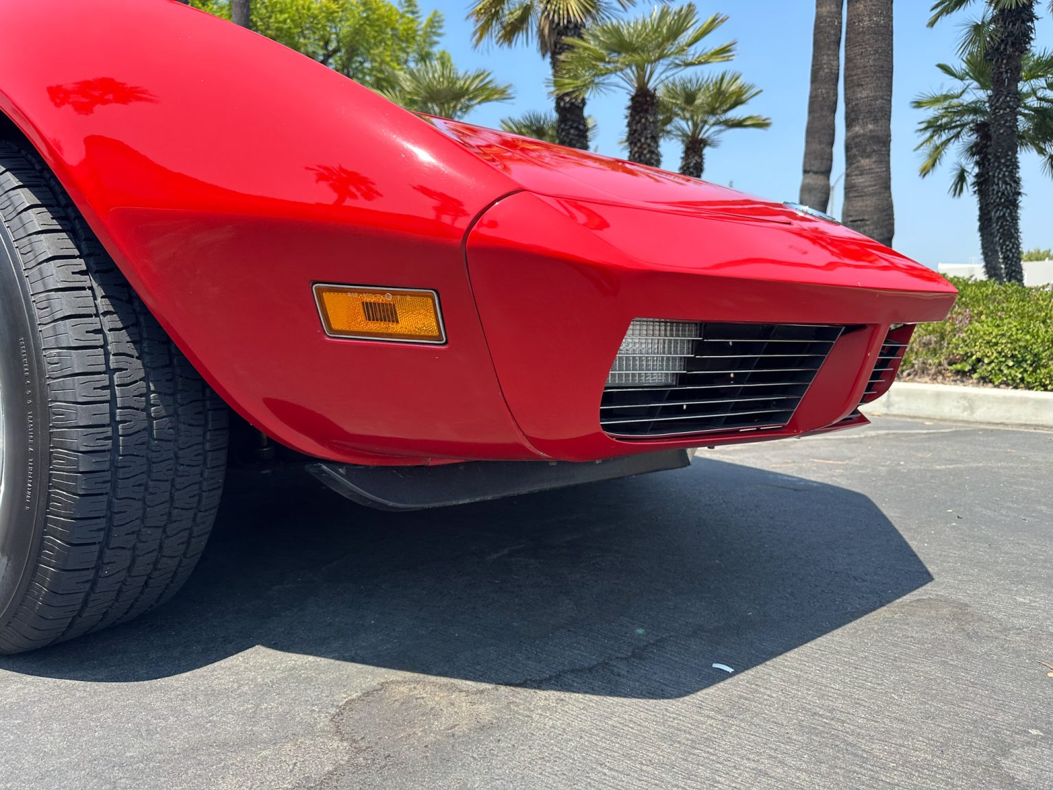 BaT 1973 Red Corvette Convertible 7446
