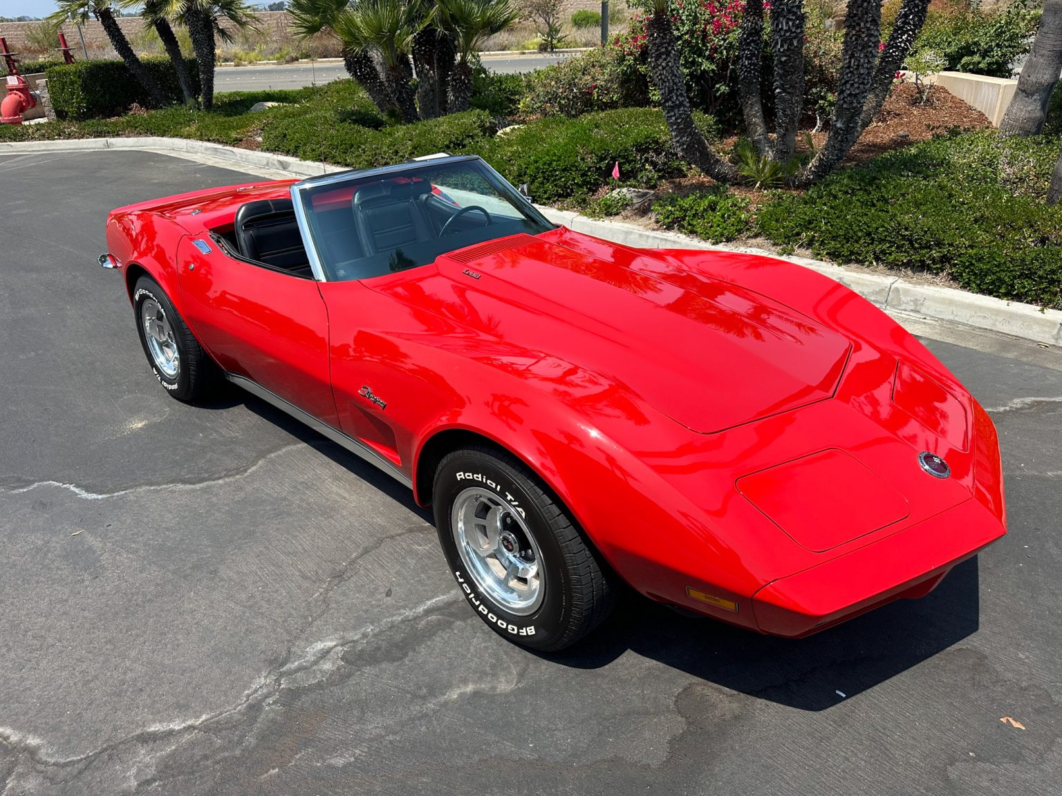 BaT 1973 Red Corvette Convertible 7448