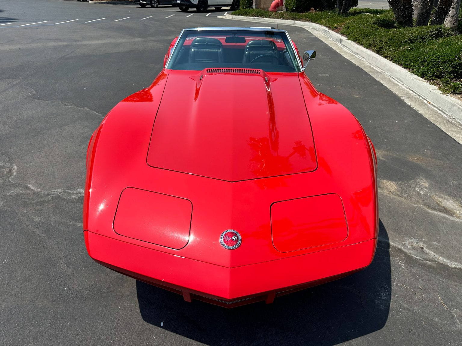 BaT 1973 Red Corvette Convertible 7449