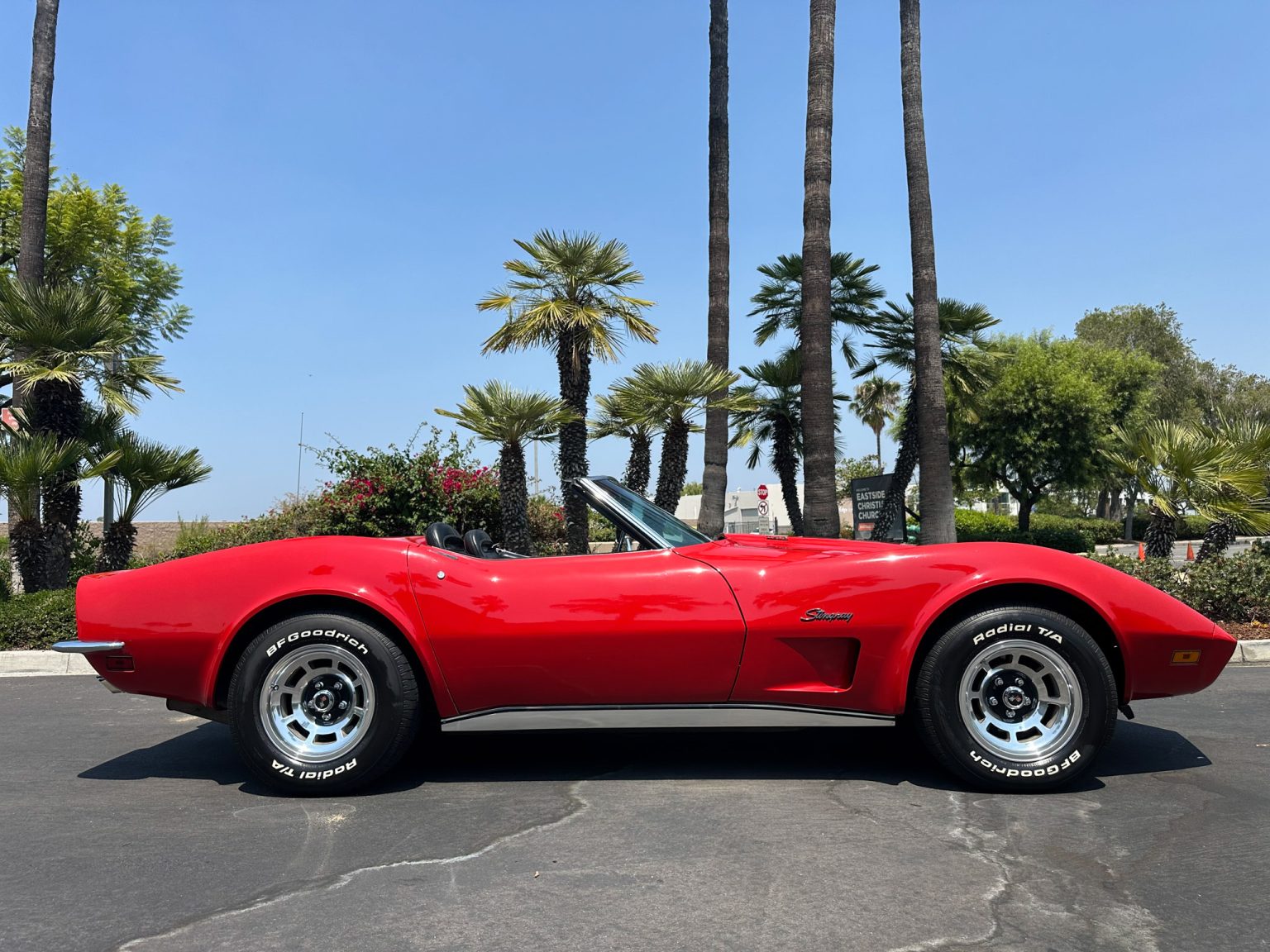BaT 1973 Red Corvette Convertible 7452