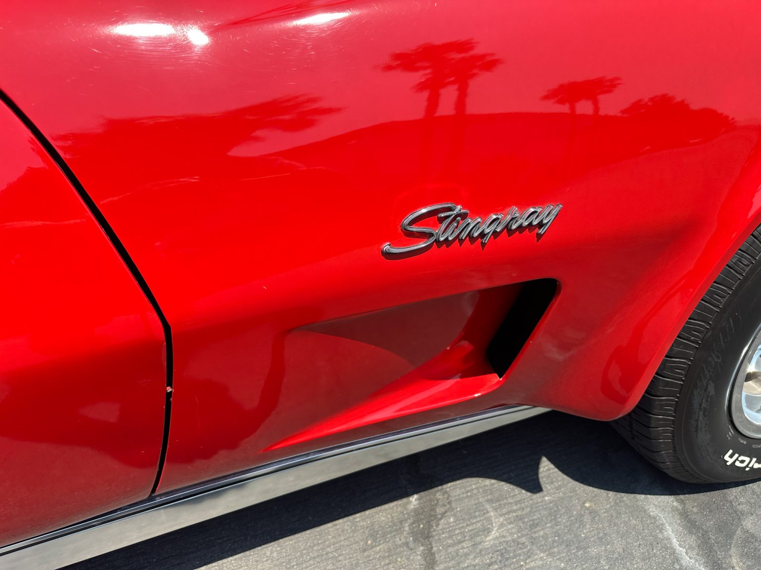 BaT 1973 Red Corvette Convertible 7453