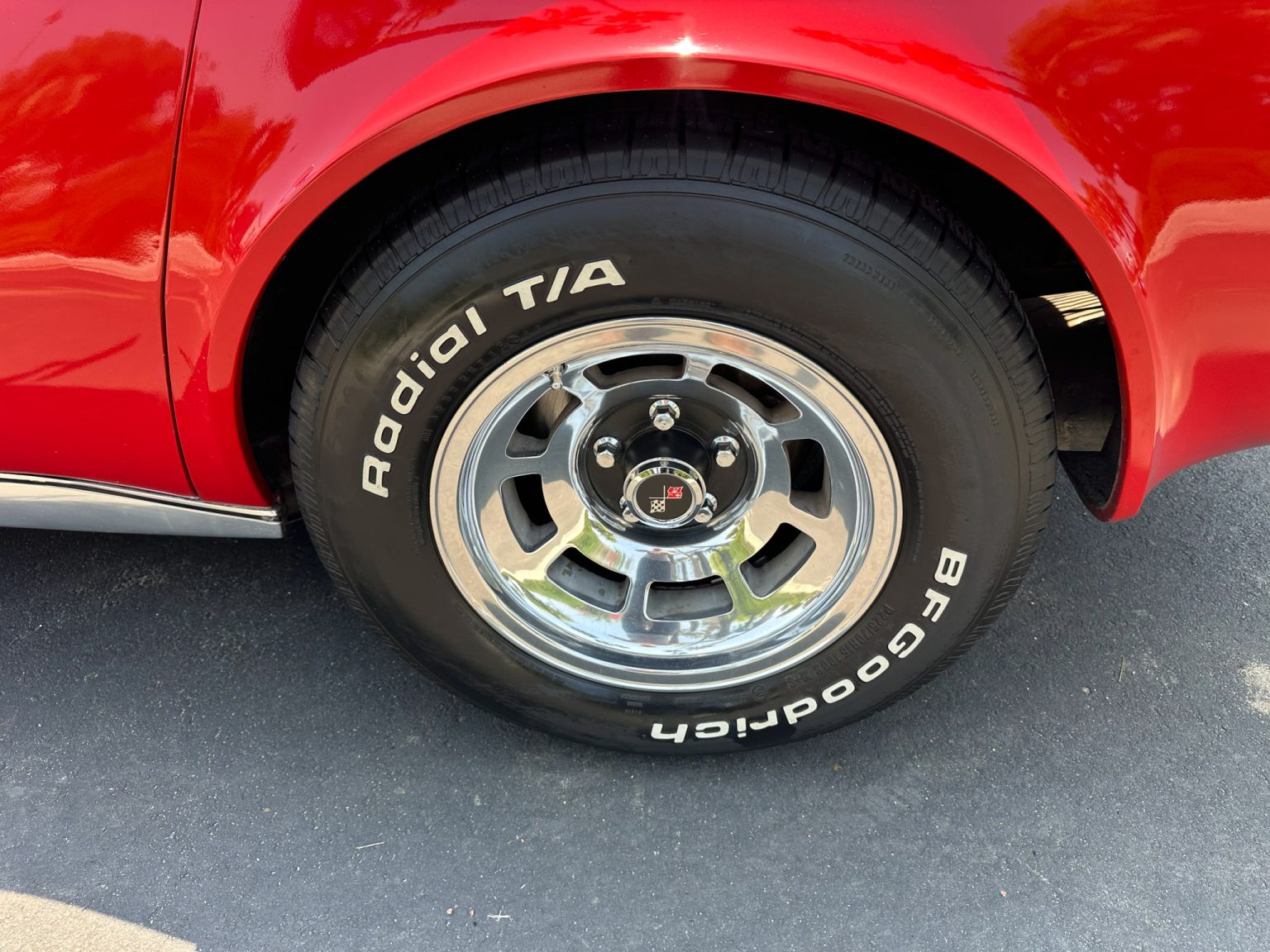 BaT 1973 Red Corvette Convertible 7463