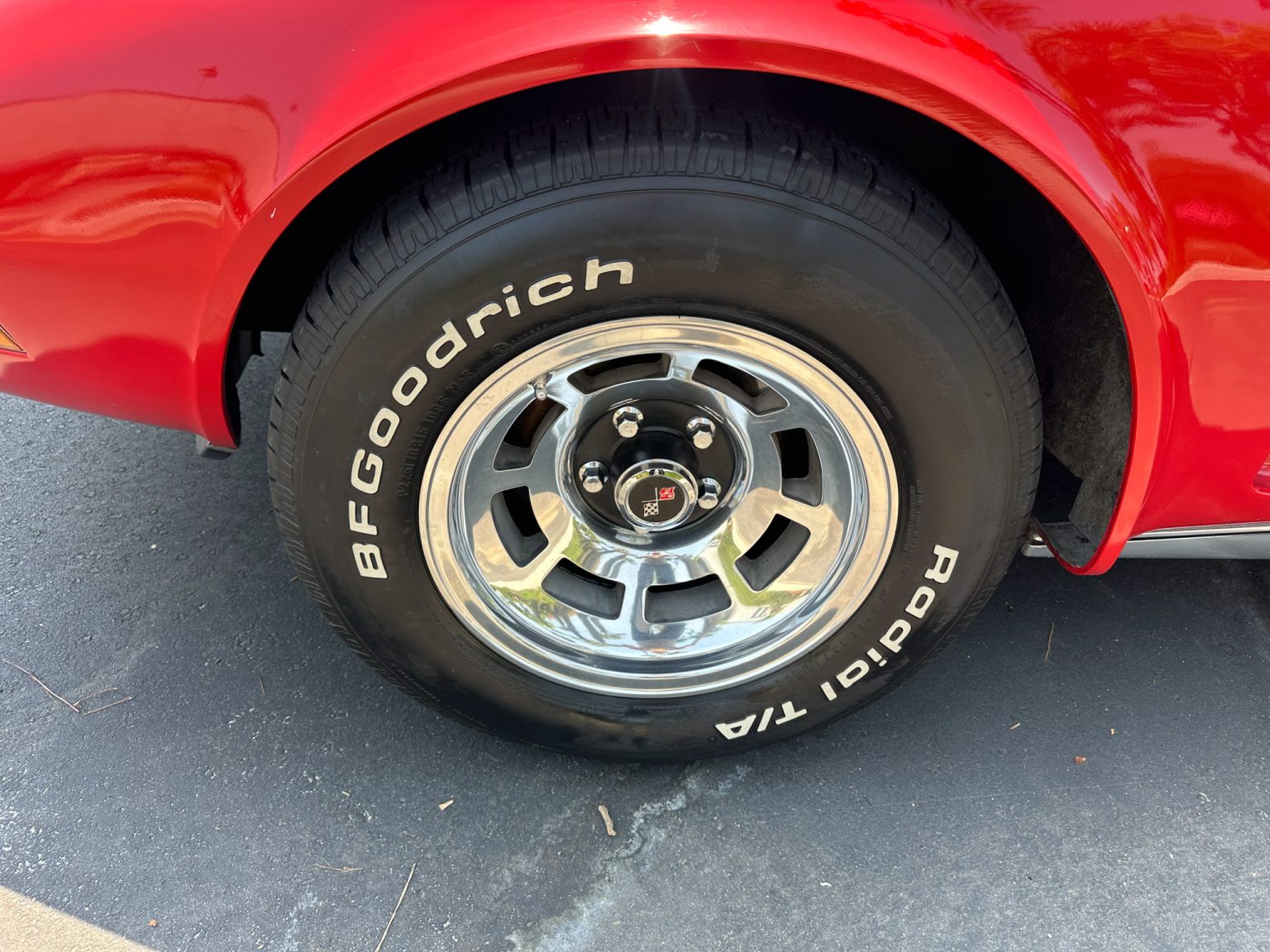 BaT 1973 Red Corvette Convertible 7464