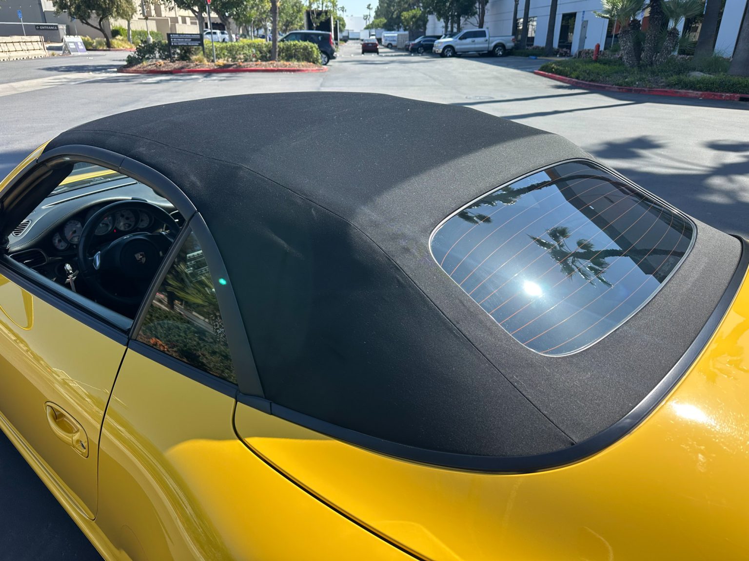 BaT 2011 Yellow Porsche 911 Cab 4131