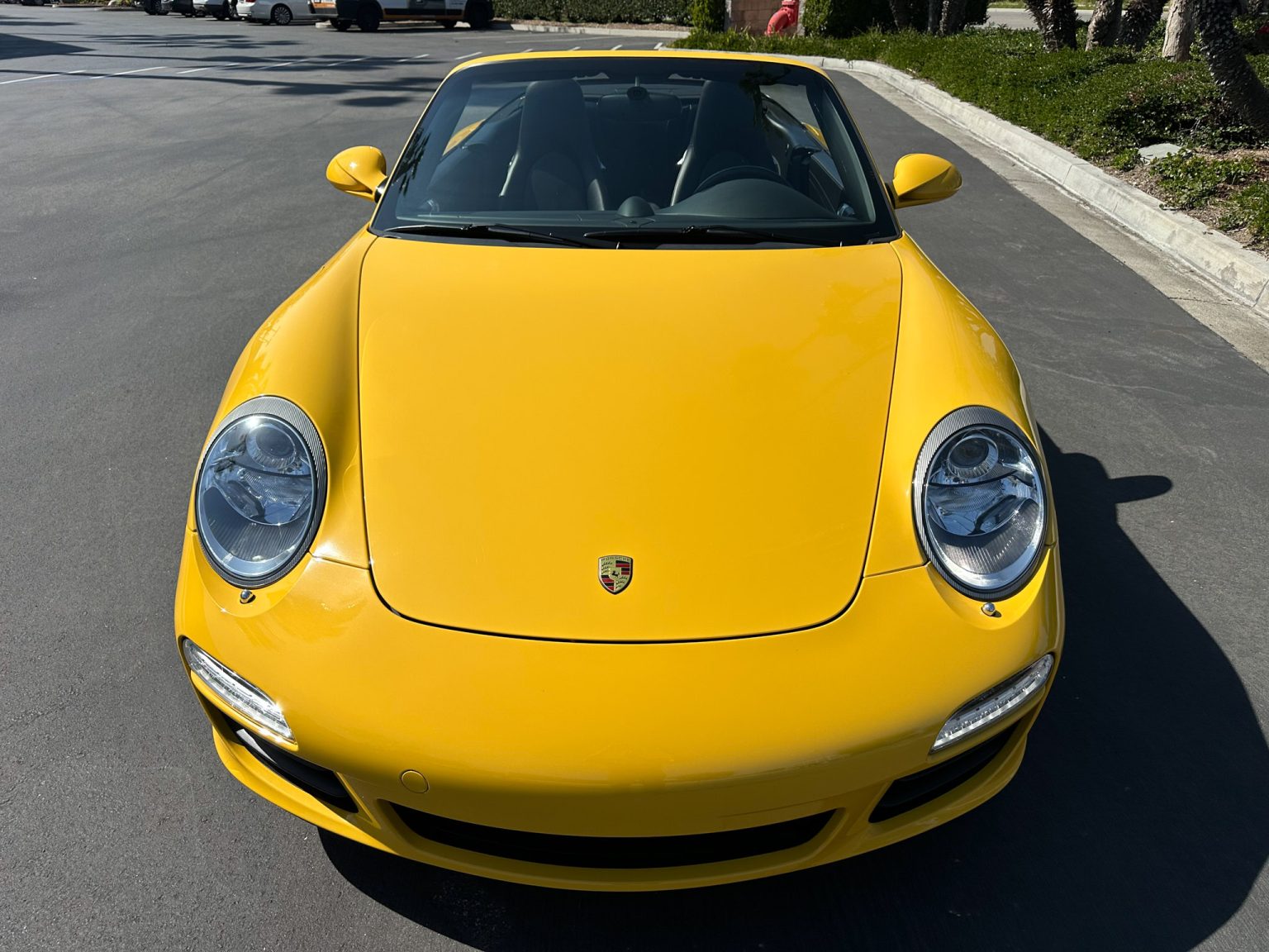 BaT 2011 Yellow Porsche 911 Cab 4135