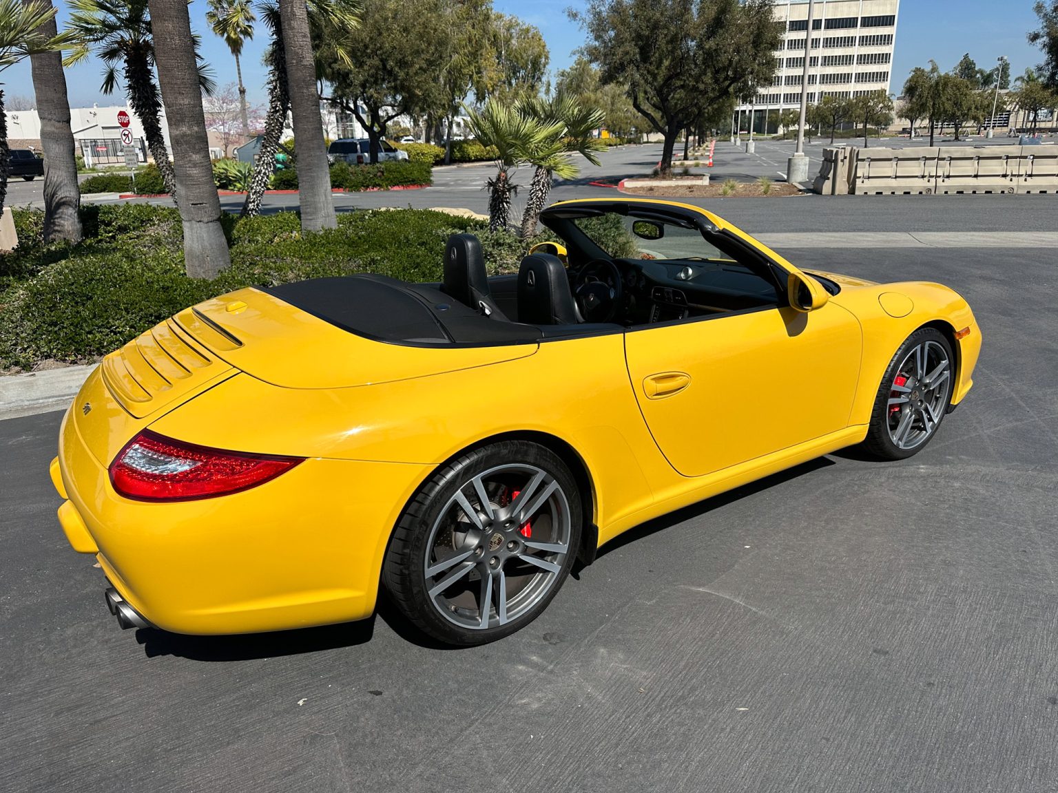 BaT 2011 Yellow Porsche 911 Cab 4138