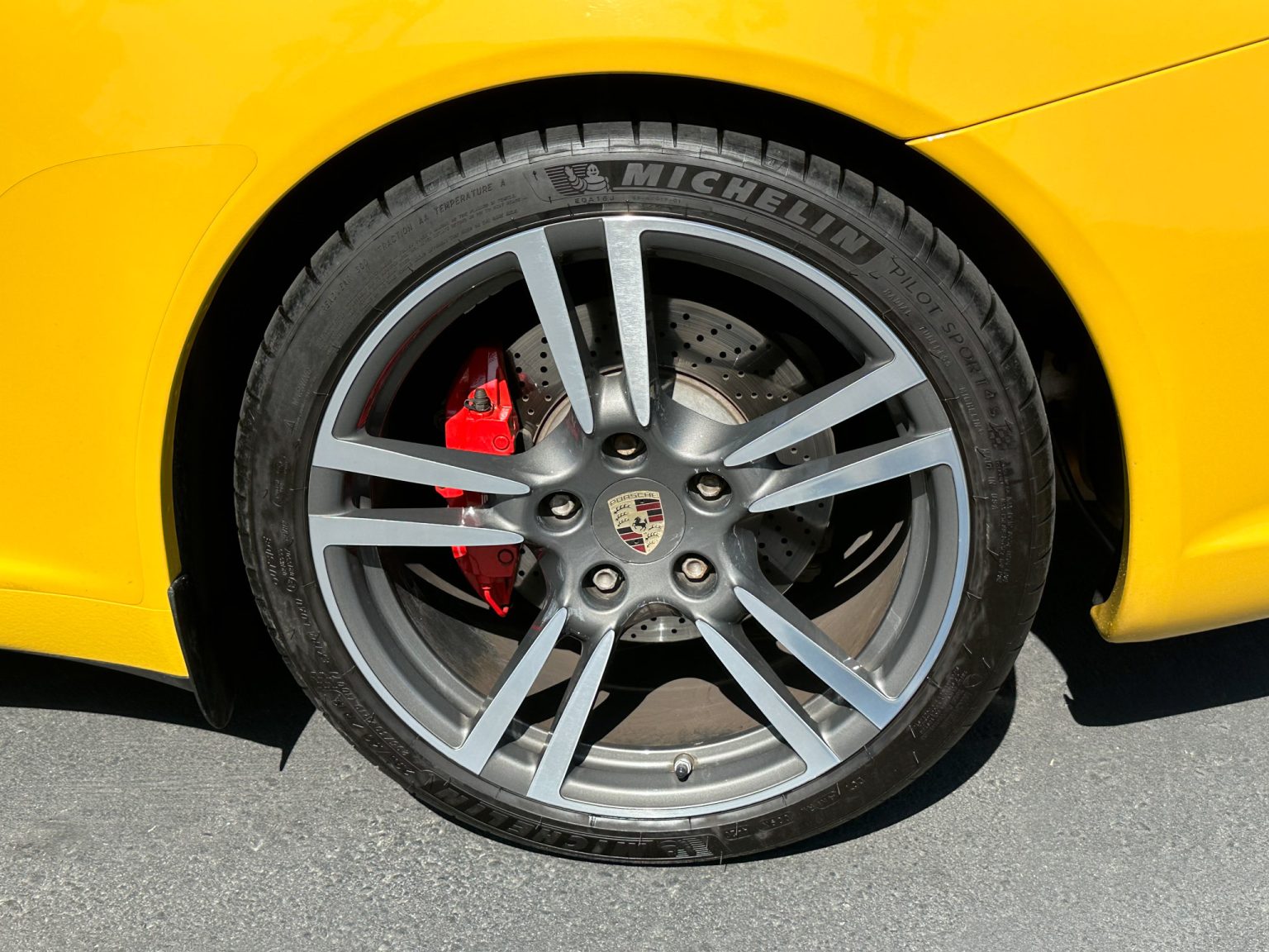 BaT 2011 Yellow Porsche 911 Cab 4151