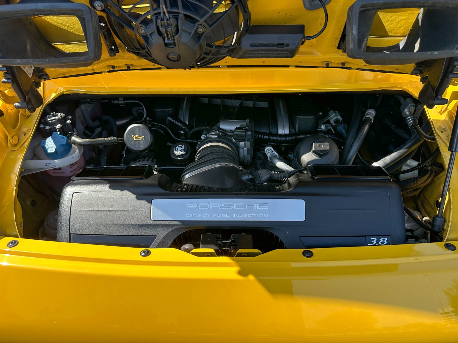 BaT 2011 Yellow Porsche 911 Cab 4164