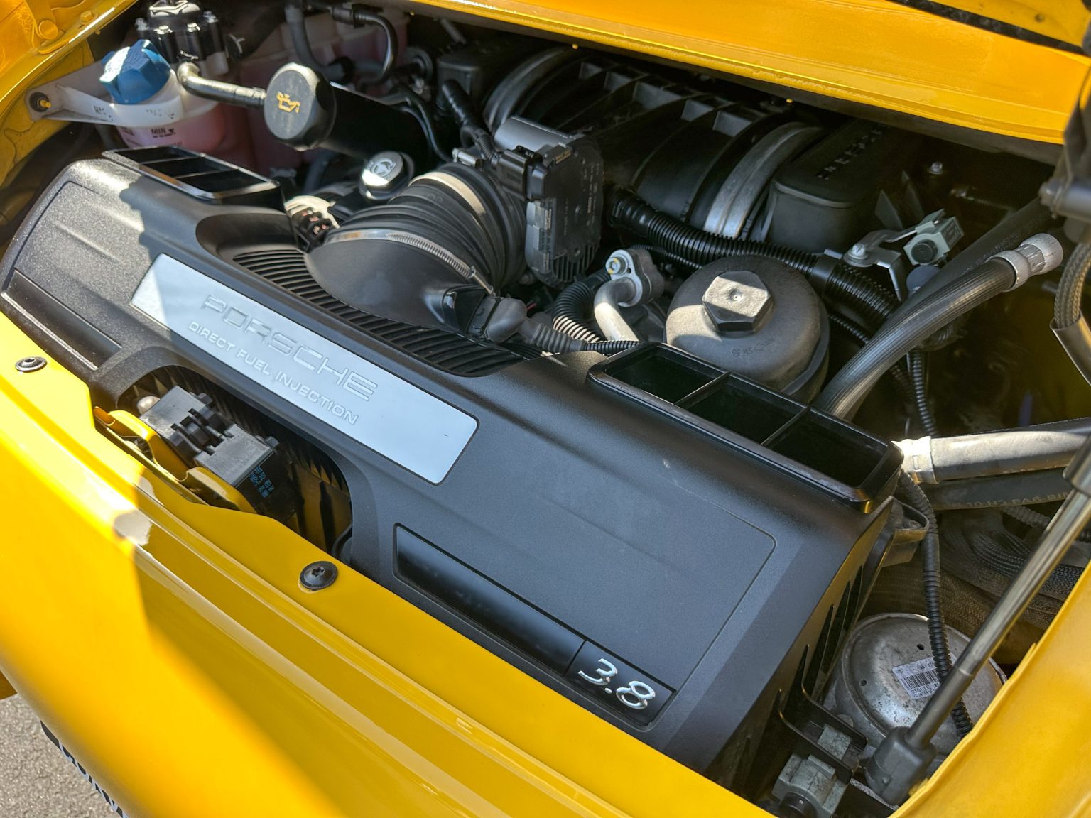 BaT 2011 Yellow Porsche 911 Cab 4165