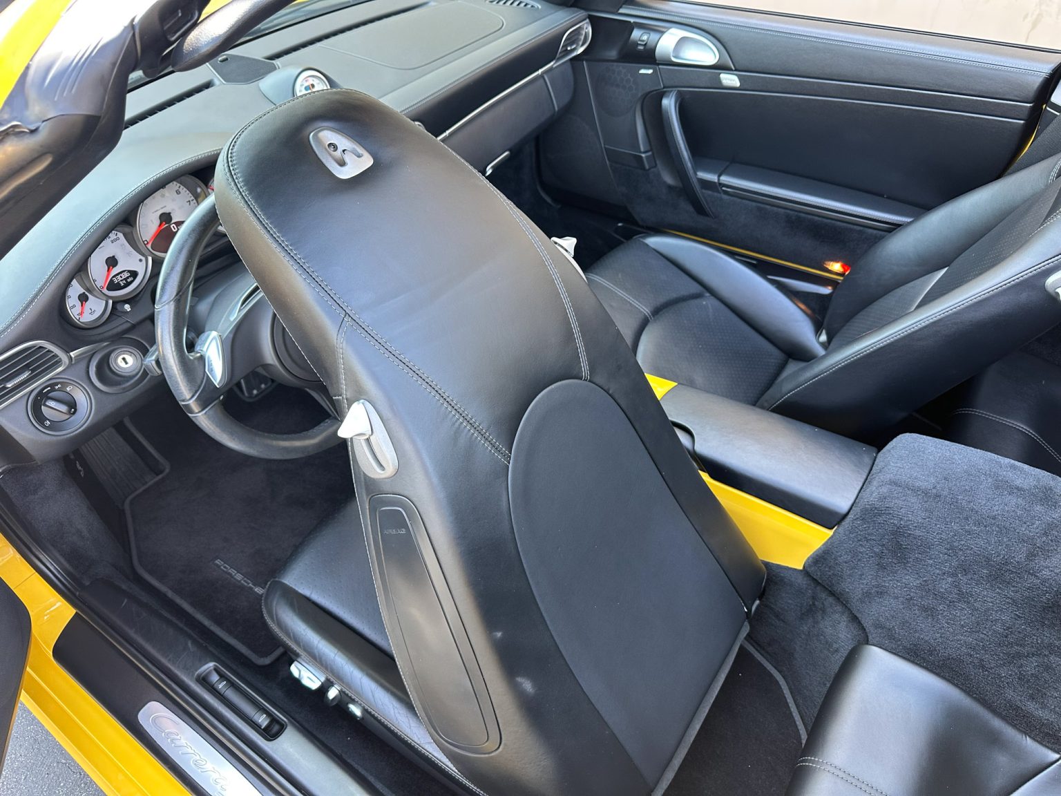 BaT 2011 Yellow Porsche 911 Cab 4171