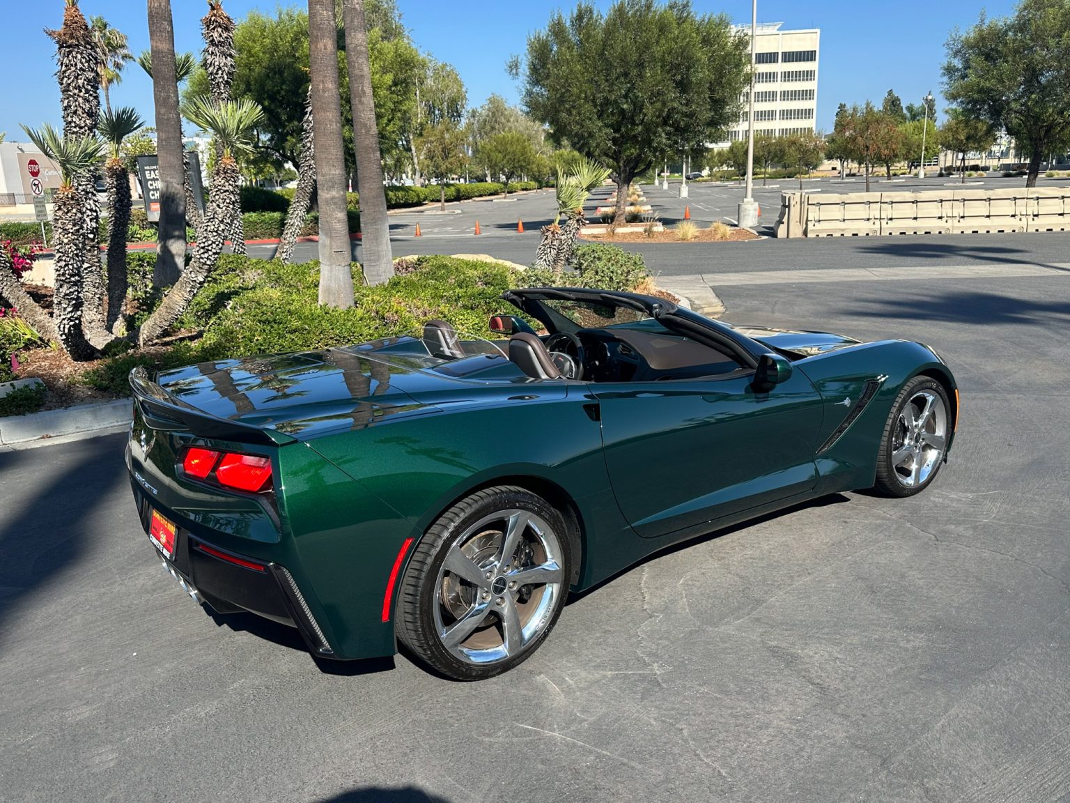 BaT 2014 Lime Rock Green Premier Edition Corvette Convertible 8359