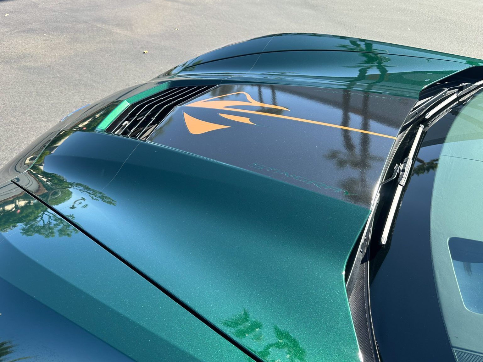 BaT 2014 Lime Rock Green Premier Edition Corvette Convertible 8363