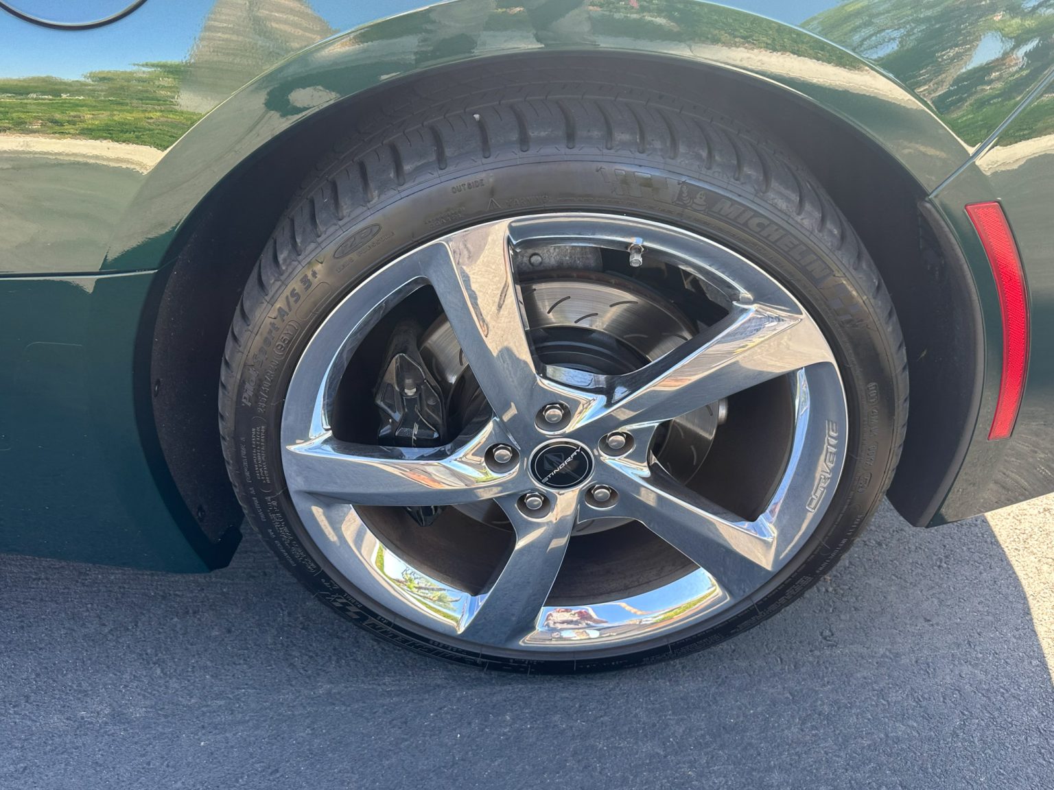 BaT 2014 Lime Rock Green Premier Edition Corvette Convertible 8367