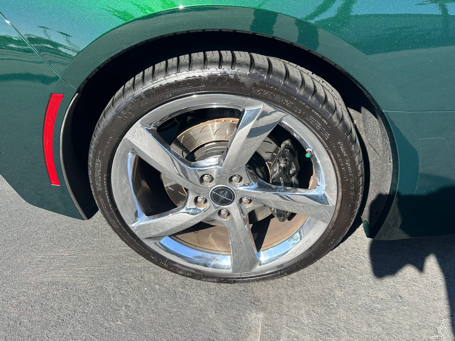 BaT 2014 Lime Rock Green Premier Edition Corvette Convertible 8368