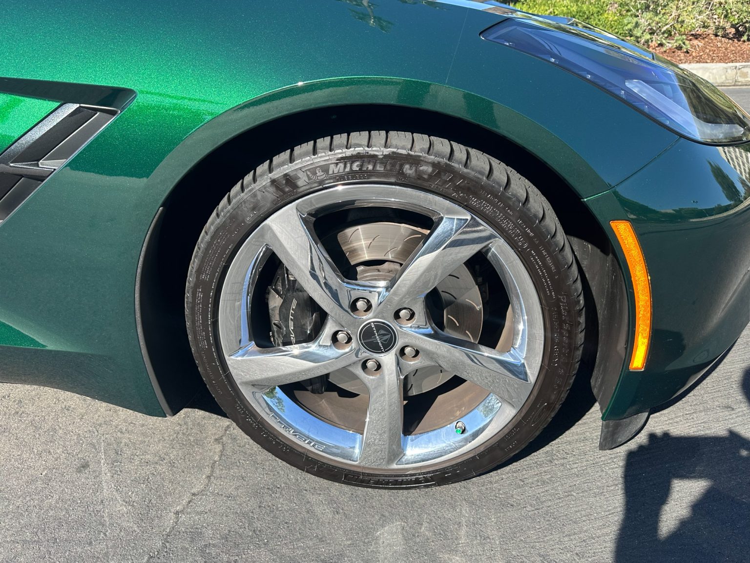 BaT 2014 Lime Rock Green Premier Edition Corvette Convertible 8369