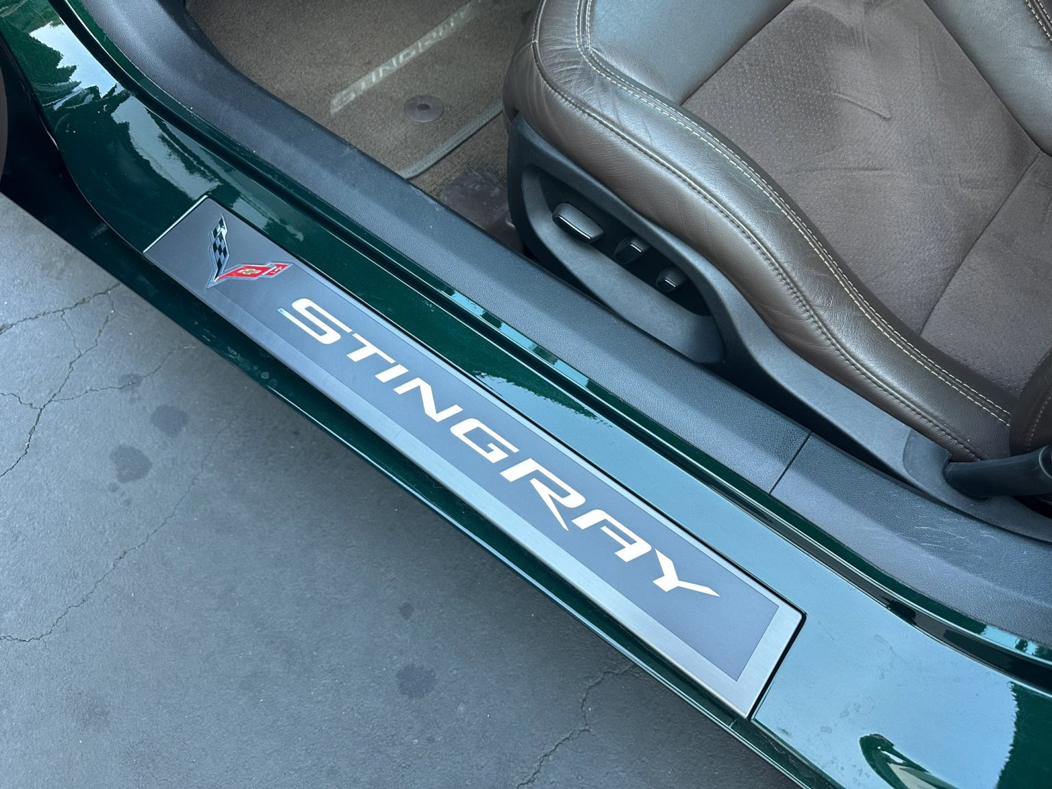 BaT 2014 Lime Rock Green Premier Edition Corvette Convertible 8374