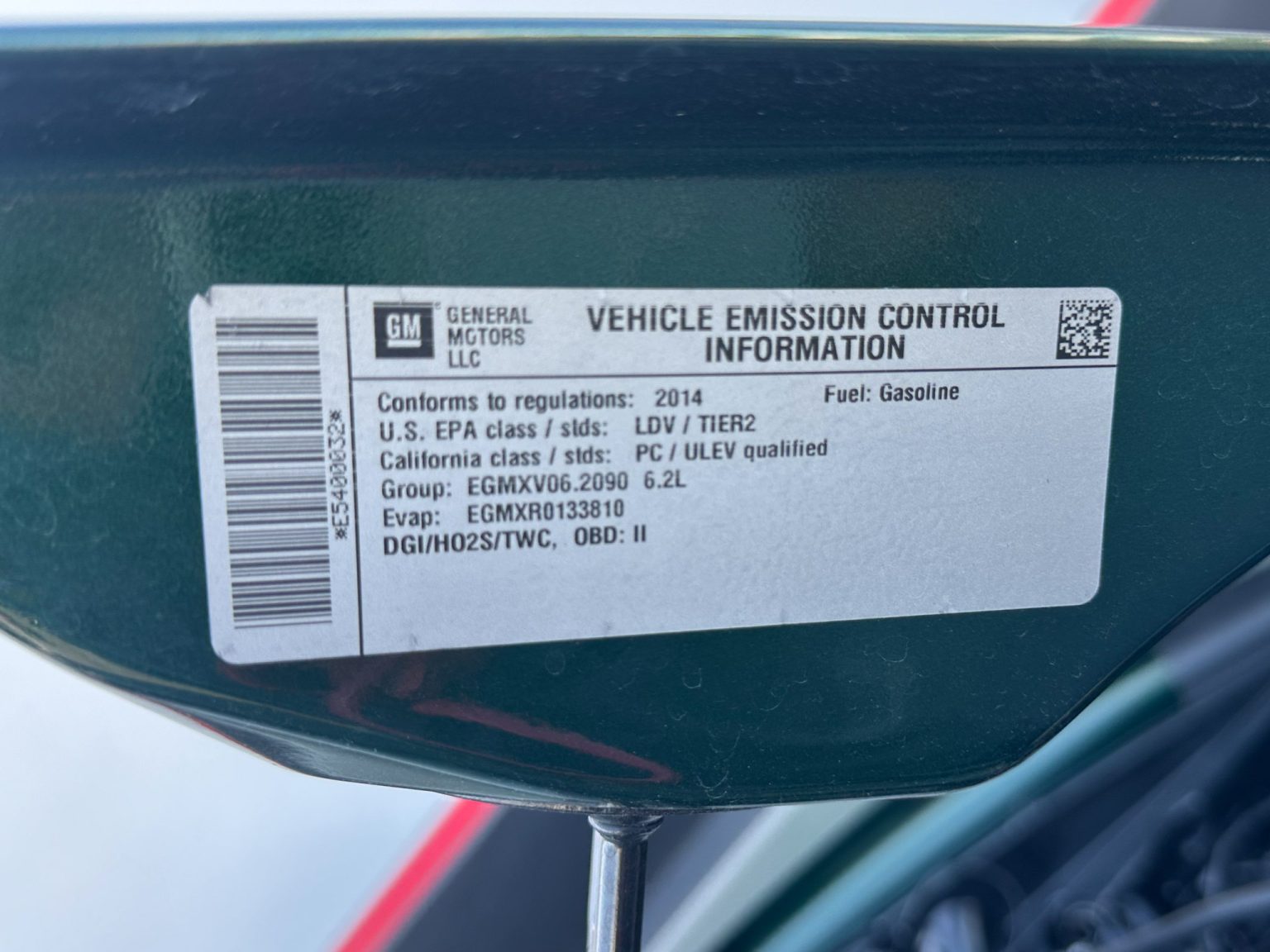 BaT 2014 Lime Rock Green Premier Edition Corvette Convertible 8388