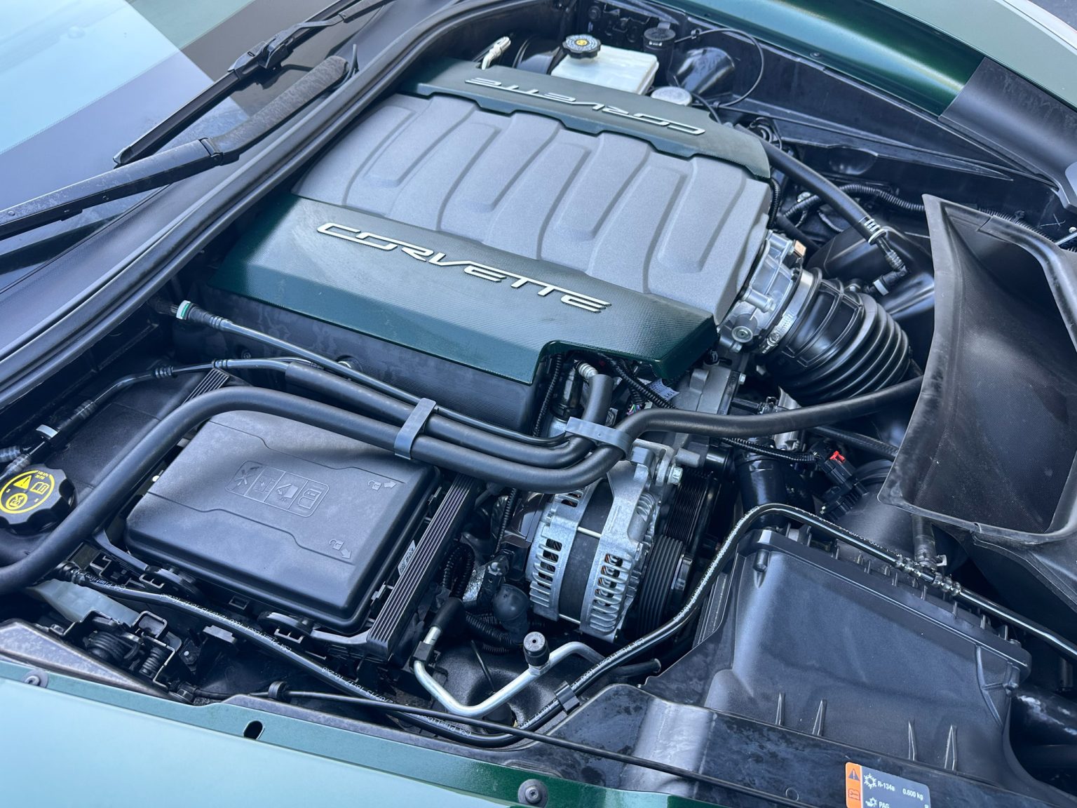 BaT 2014 Lime Rock Green Premier Edition Corvette Convertible 8393