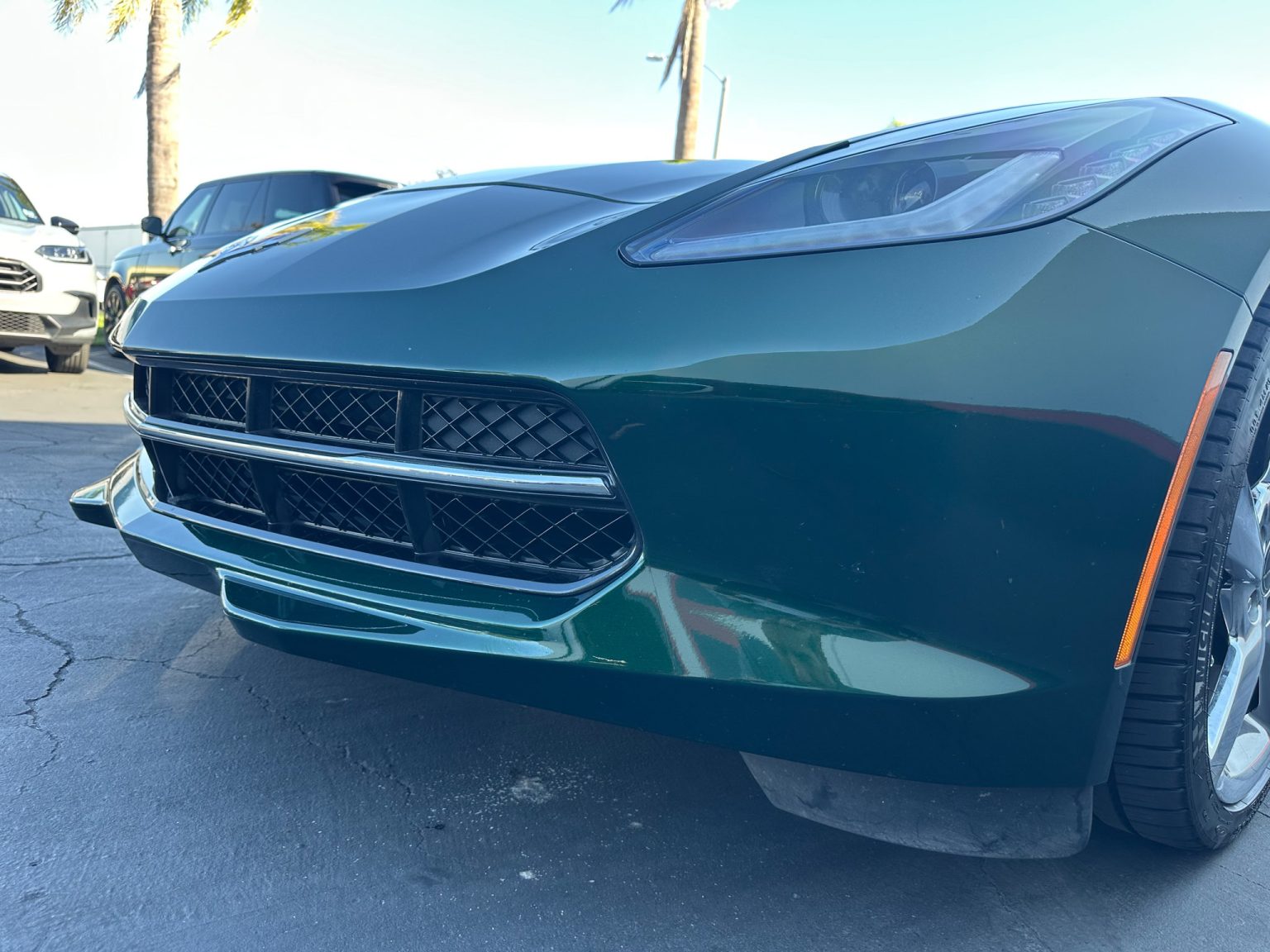 BaT 2014 Lime Rock Green Premier Edition Corvette Convertible 8396