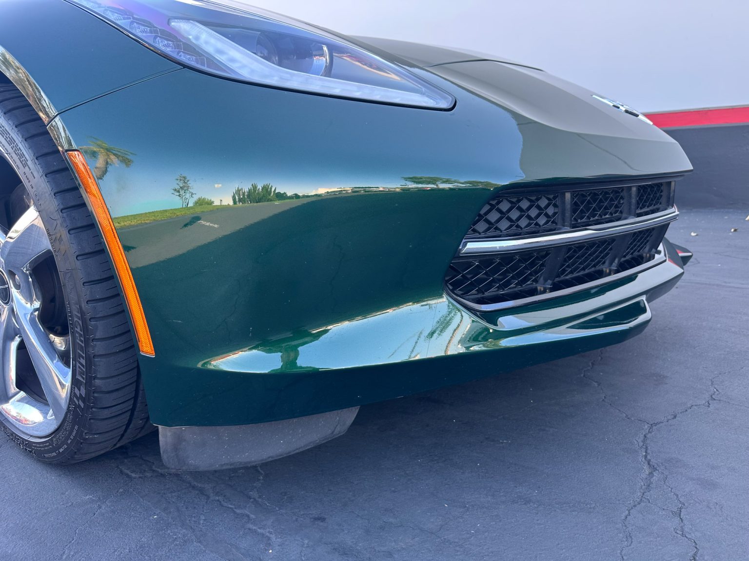 BaT 2014 Lime Rock Green Premier Edition Corvette Convertible 8397