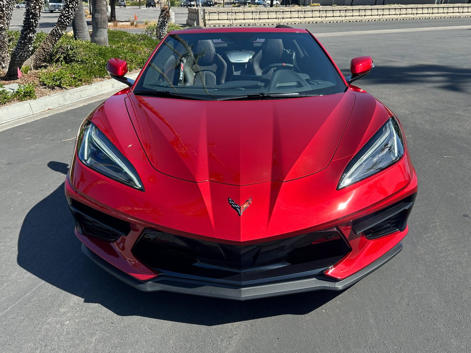 BaT 2023 Red C8 Corvette Convertible 8478