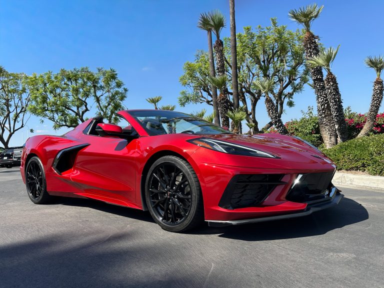 2023 Mist Red Metallic Corvette Convertible