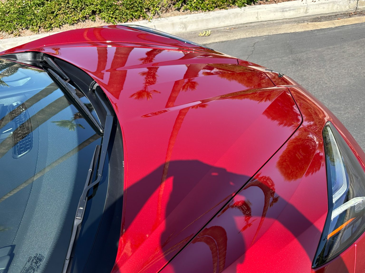 BaT 2023 Red C8 Corvette Convertible 8486