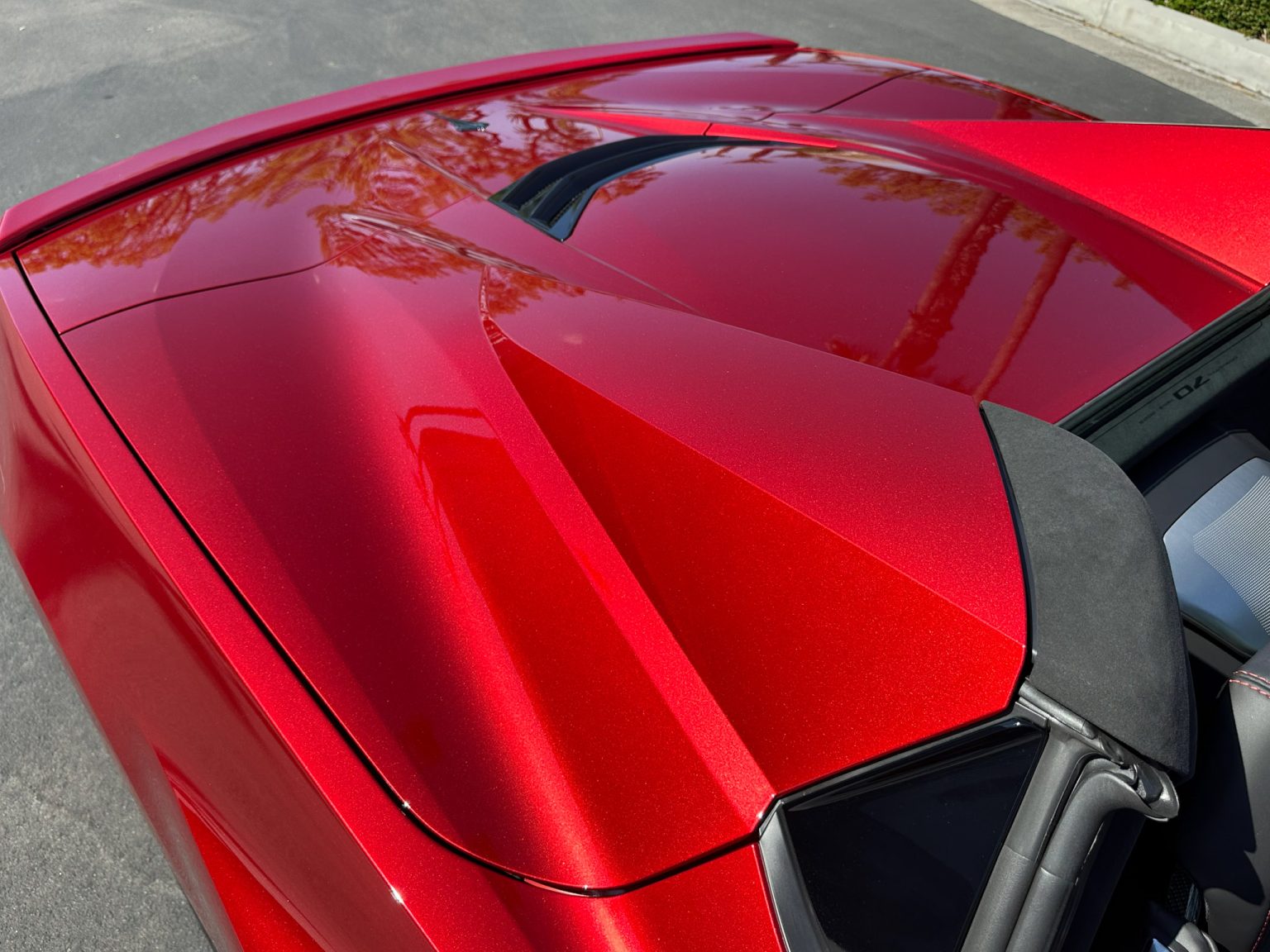 BaT 2023 Red C8 Corvette Convertible 8487