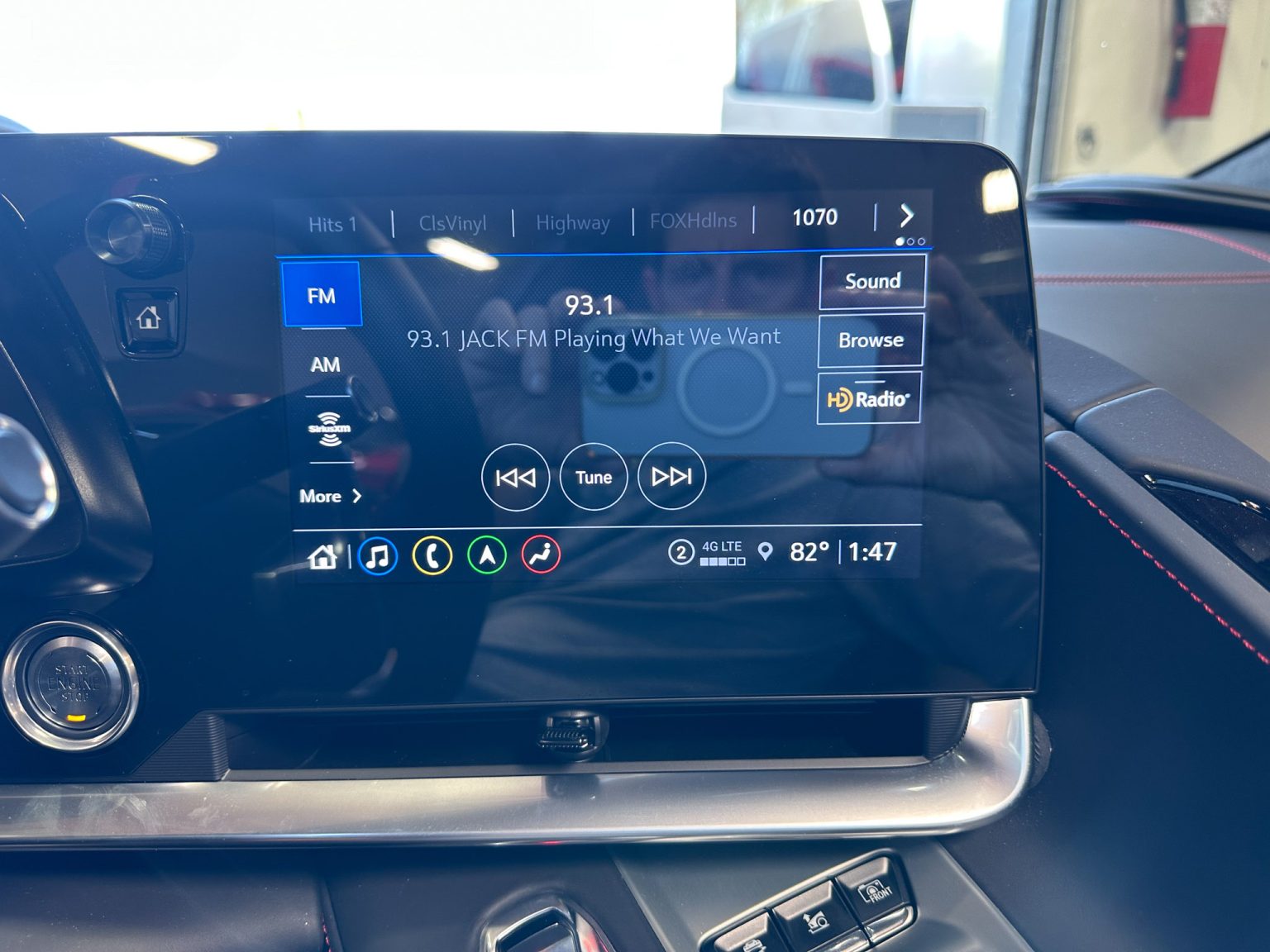 BaT 2023 Red C8 Corvette Convertible 8510