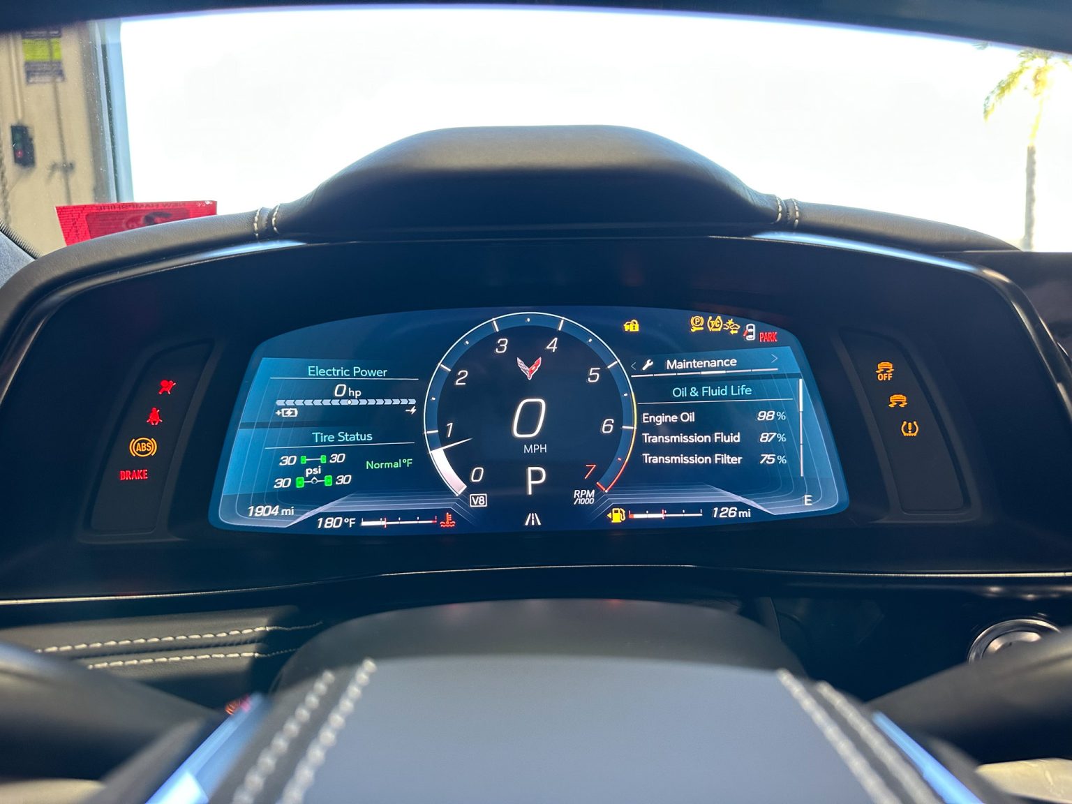 2024 Red Corevtte E Ray 3LT 9281