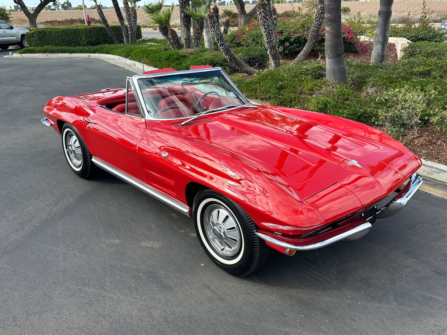 BaT 1964 Red Corvette Convertible 8764