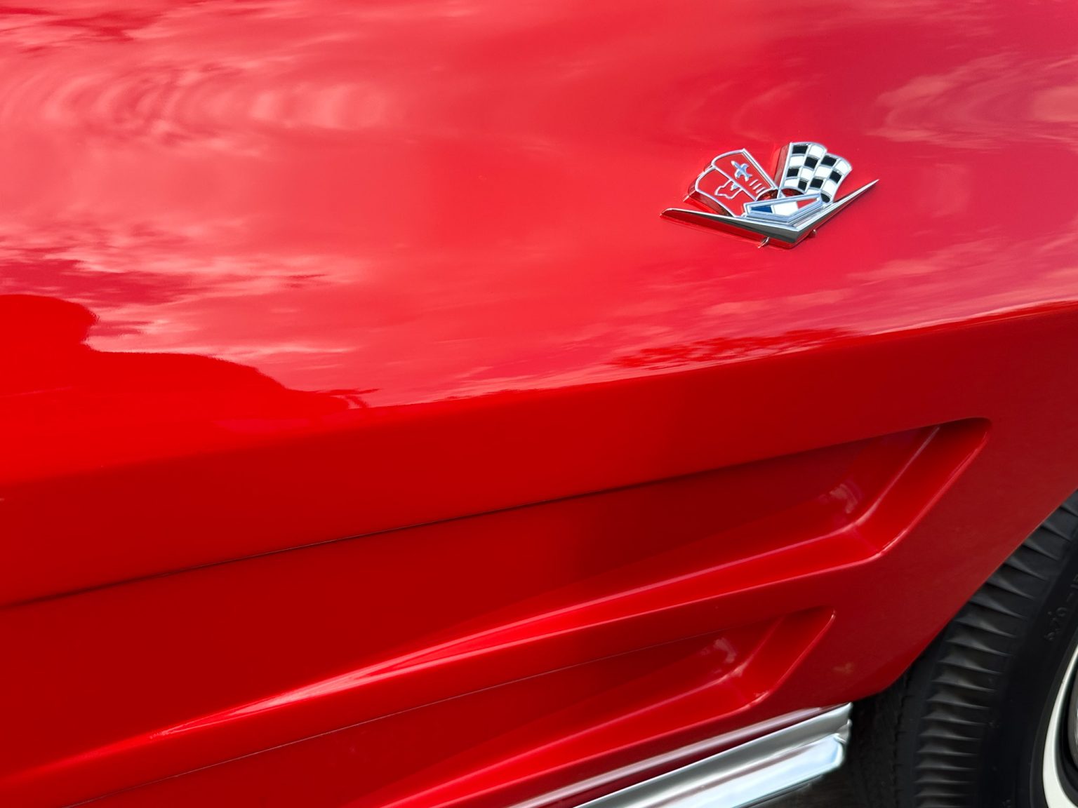 BaT 1964 Red Corvette Convertible 8775