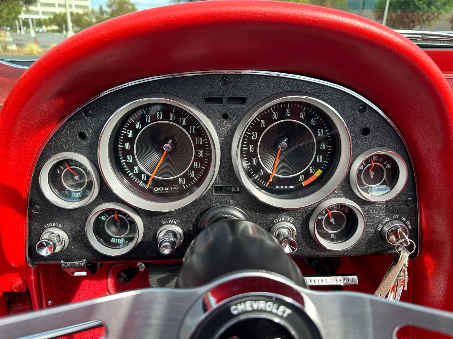 BaT 1964 Red Corvette Convertible 8786
