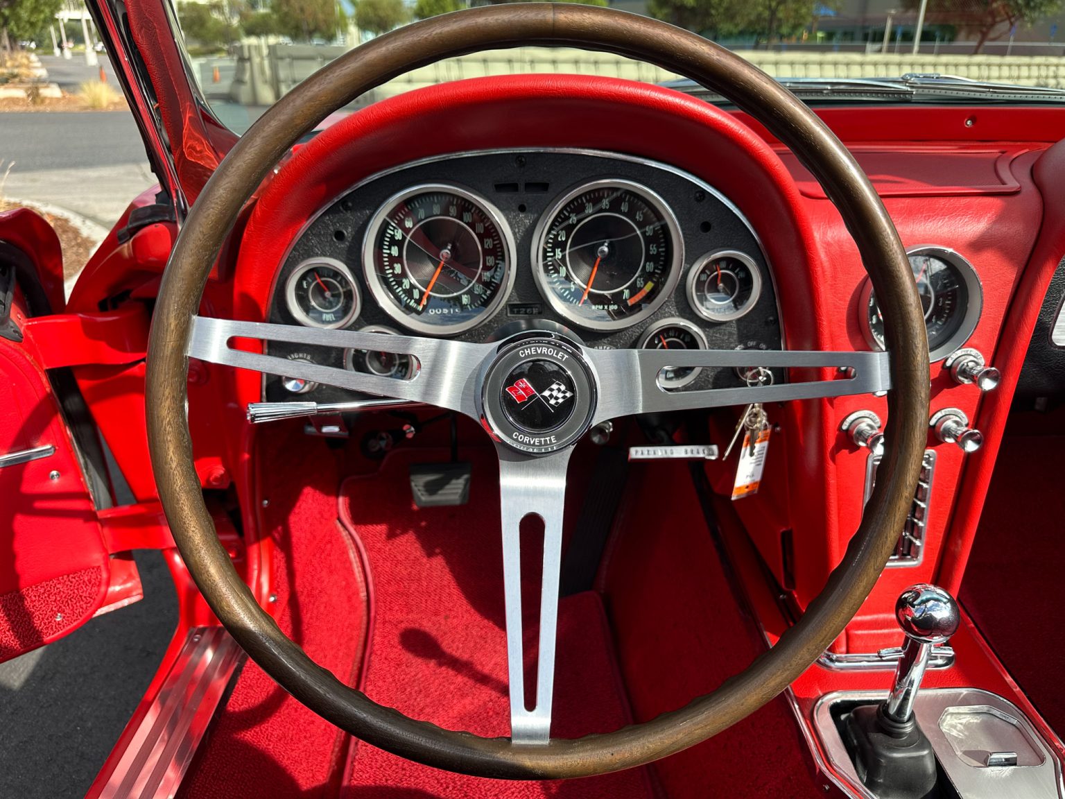BaT 1964 Red Corvette Convertible 8789