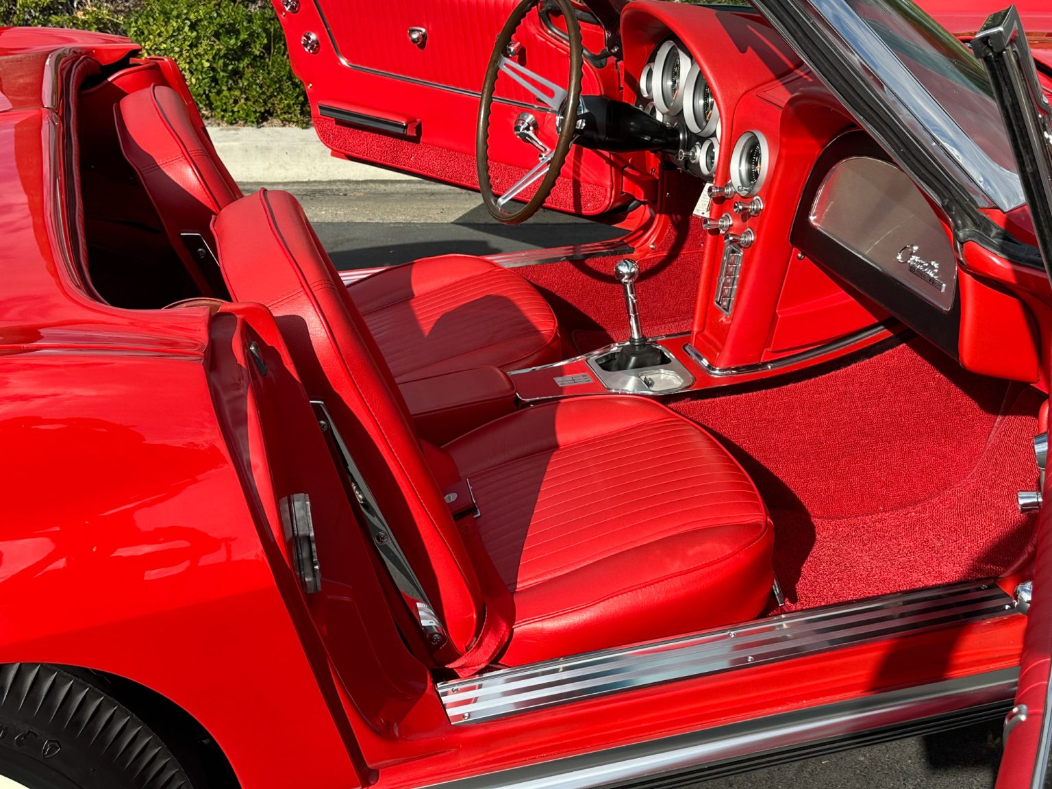 BaT 1964 Red Corvette Convertible 8796