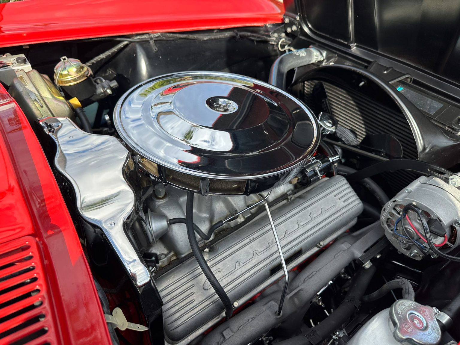 BaT 1964 Red Corvette Convertible 8802