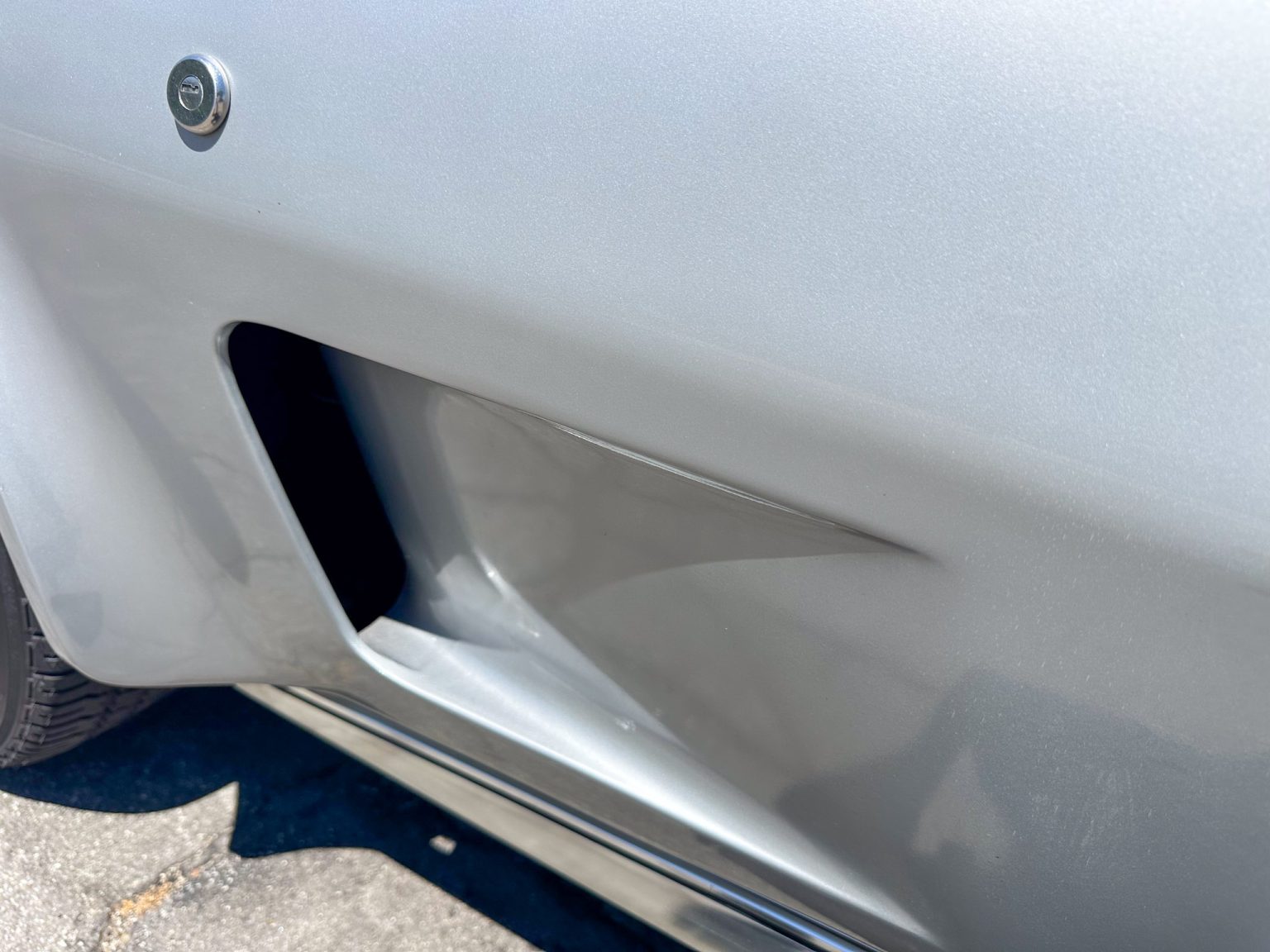 BaT 1977 Silver Corvette Coupe 5632