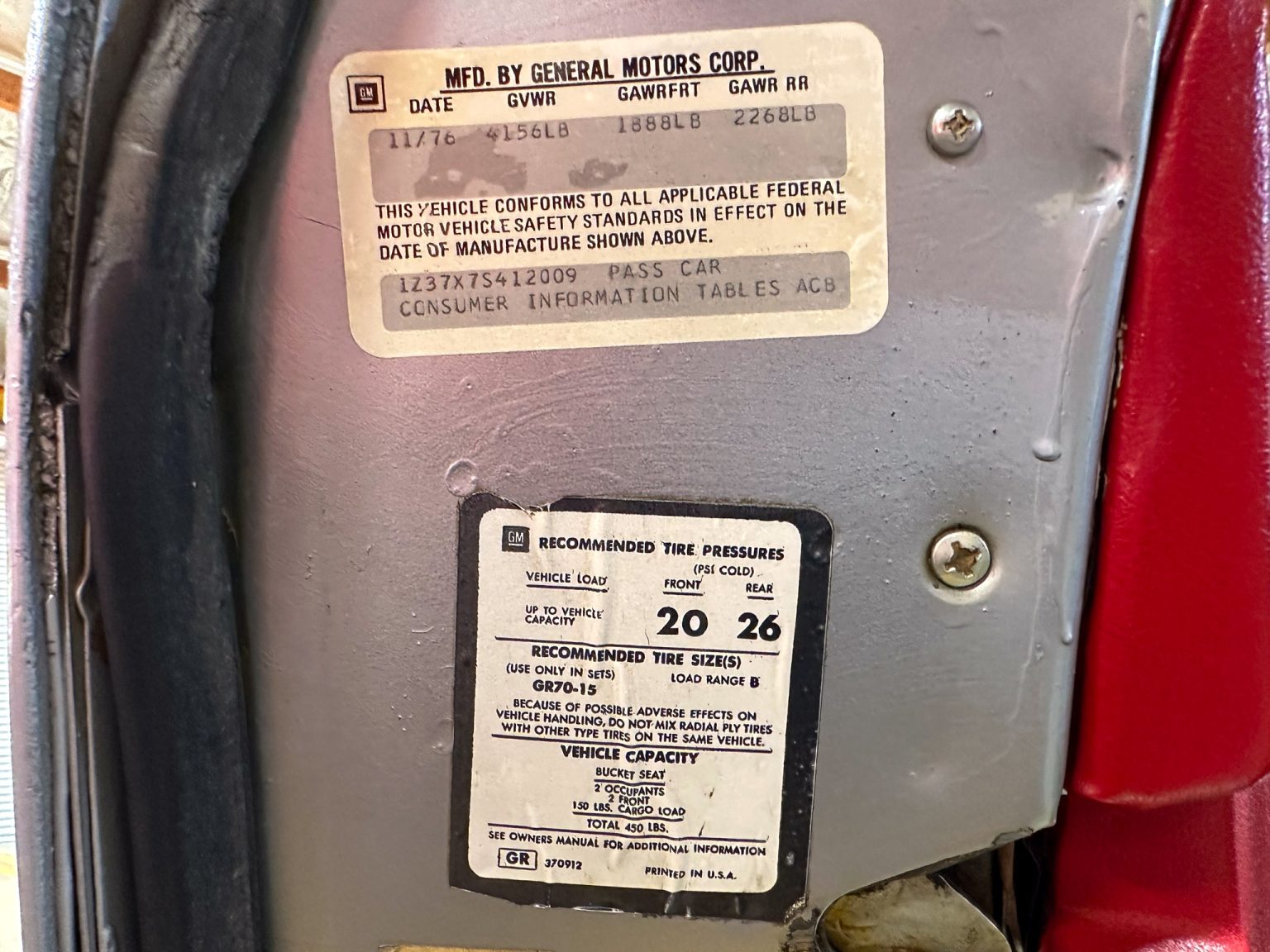 BaT 1977 Silver Corvette Coupe 5648