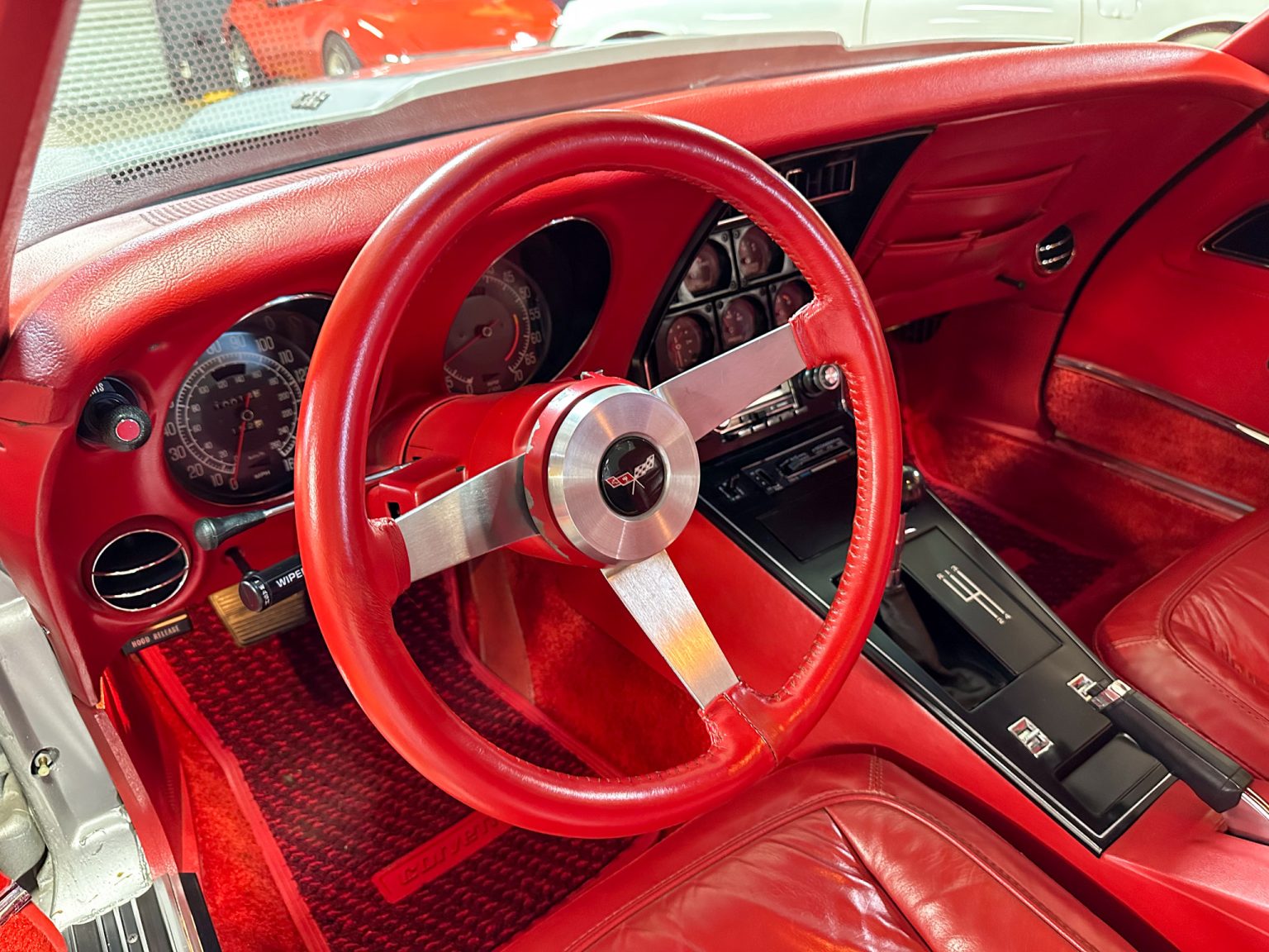 BaT 1977 Silver Corvette Coupe 5651