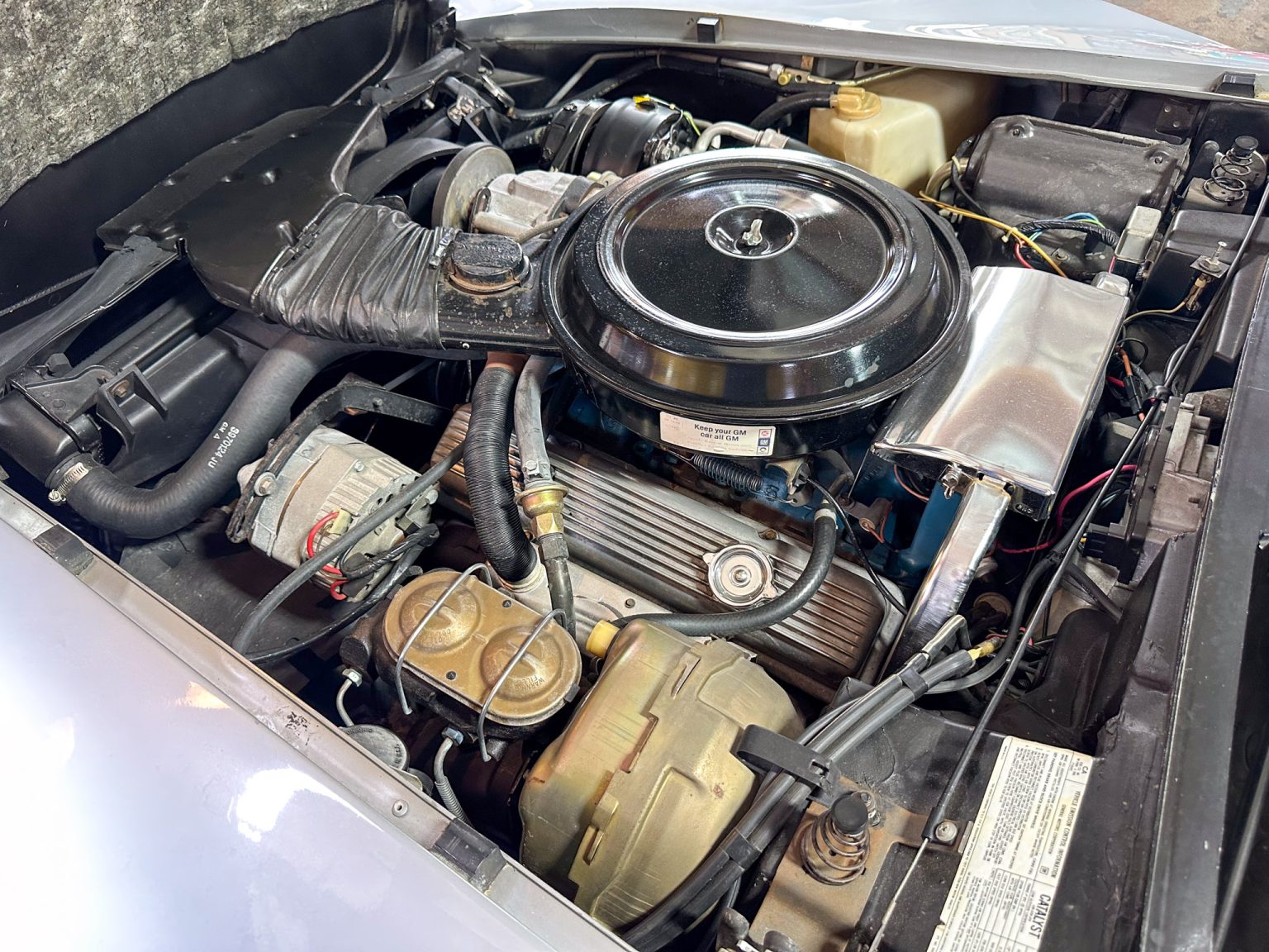 BaT 1977 Silver Corvette Coupe 5660