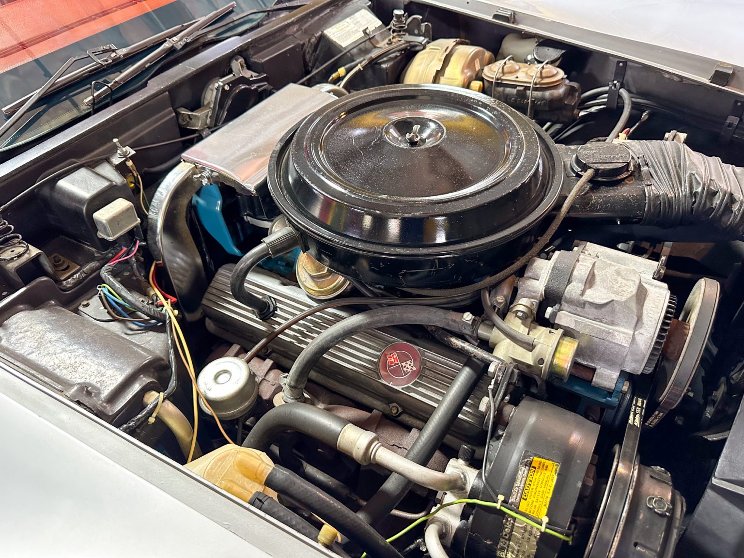 BaT 1977 Silver Corvette Coupe 5662